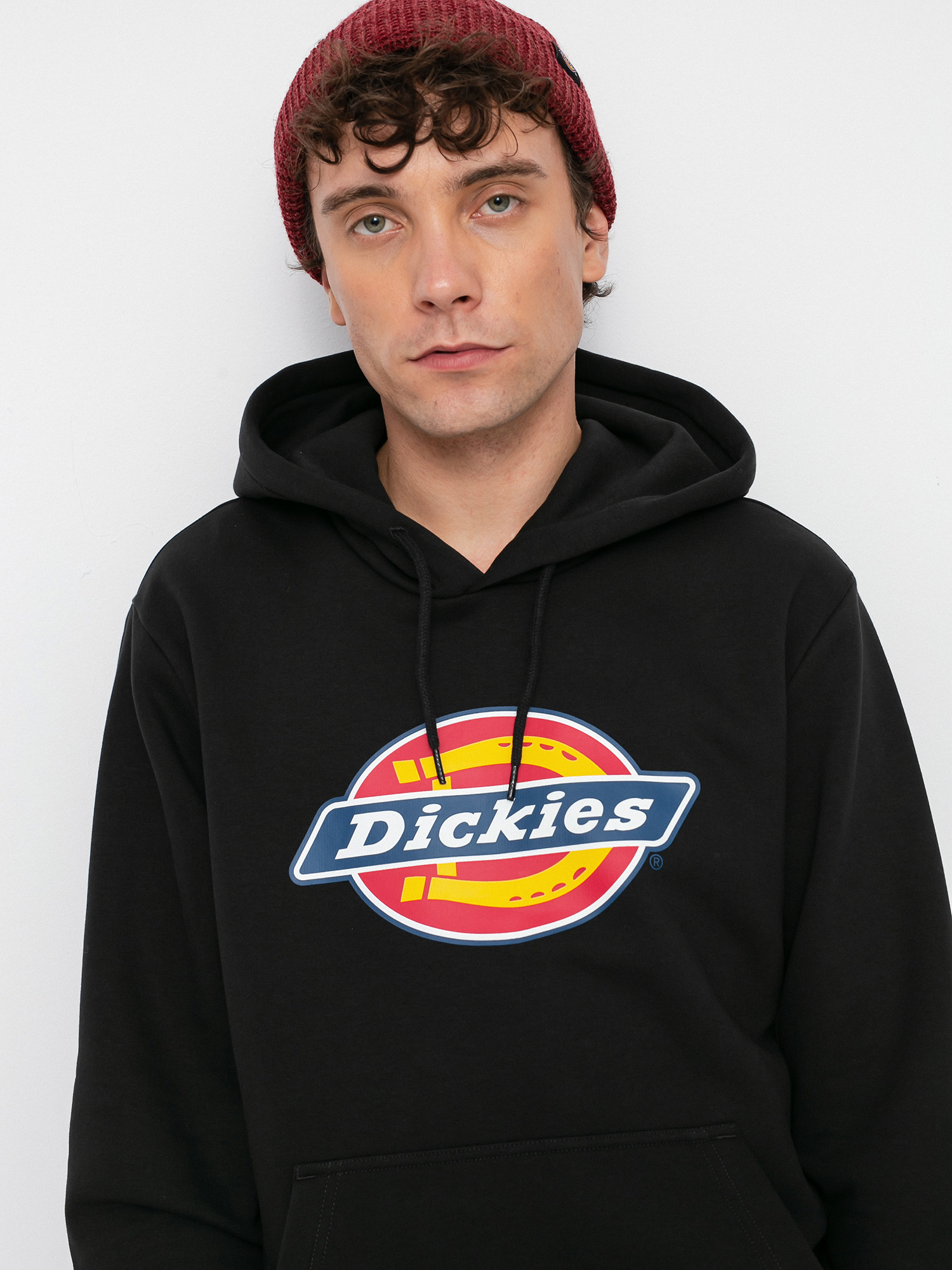 Mikina s kapucňou Dickies Icon Logo HD (black)