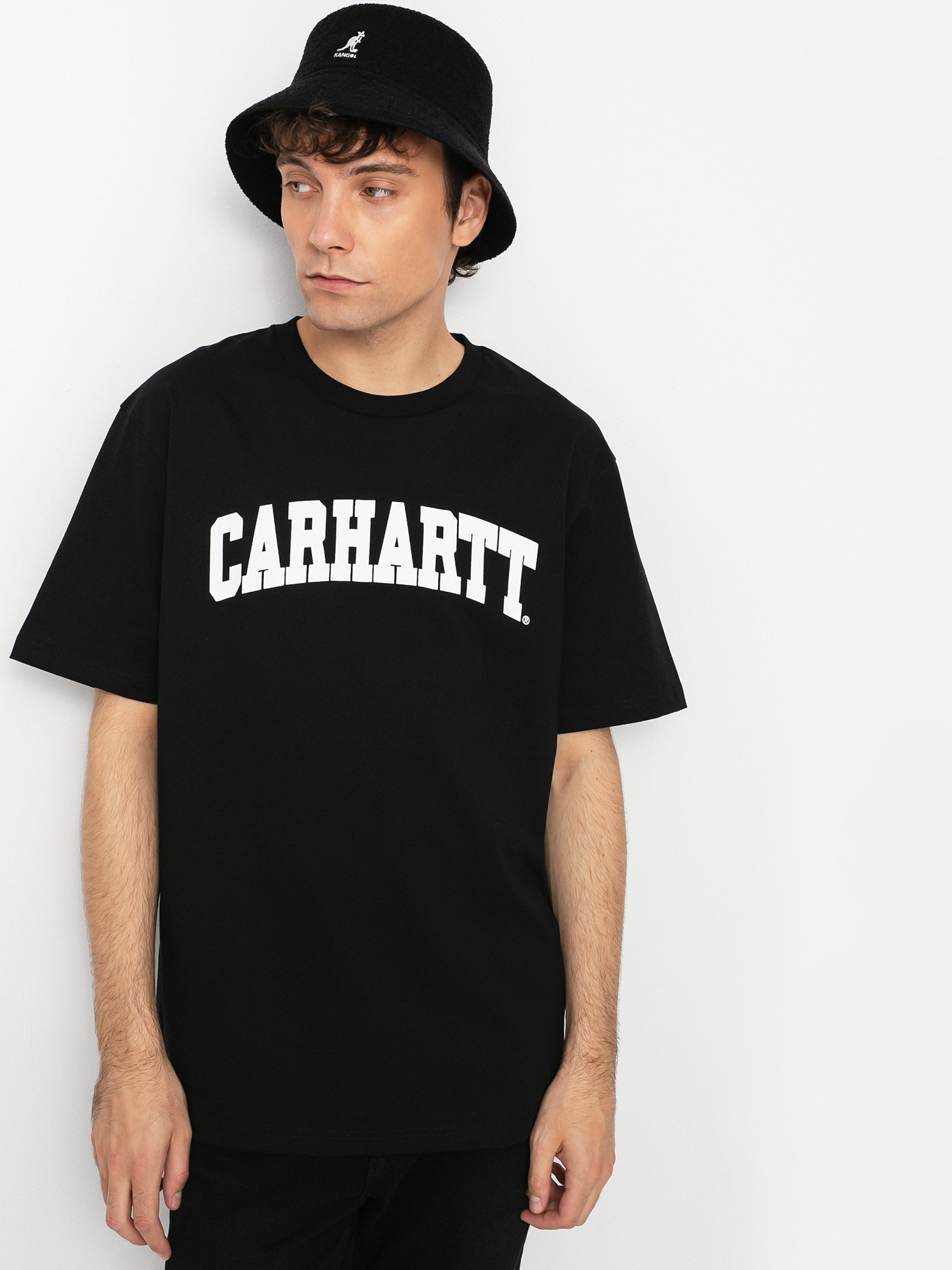 Tričko Carhartt WIP University (black/white)