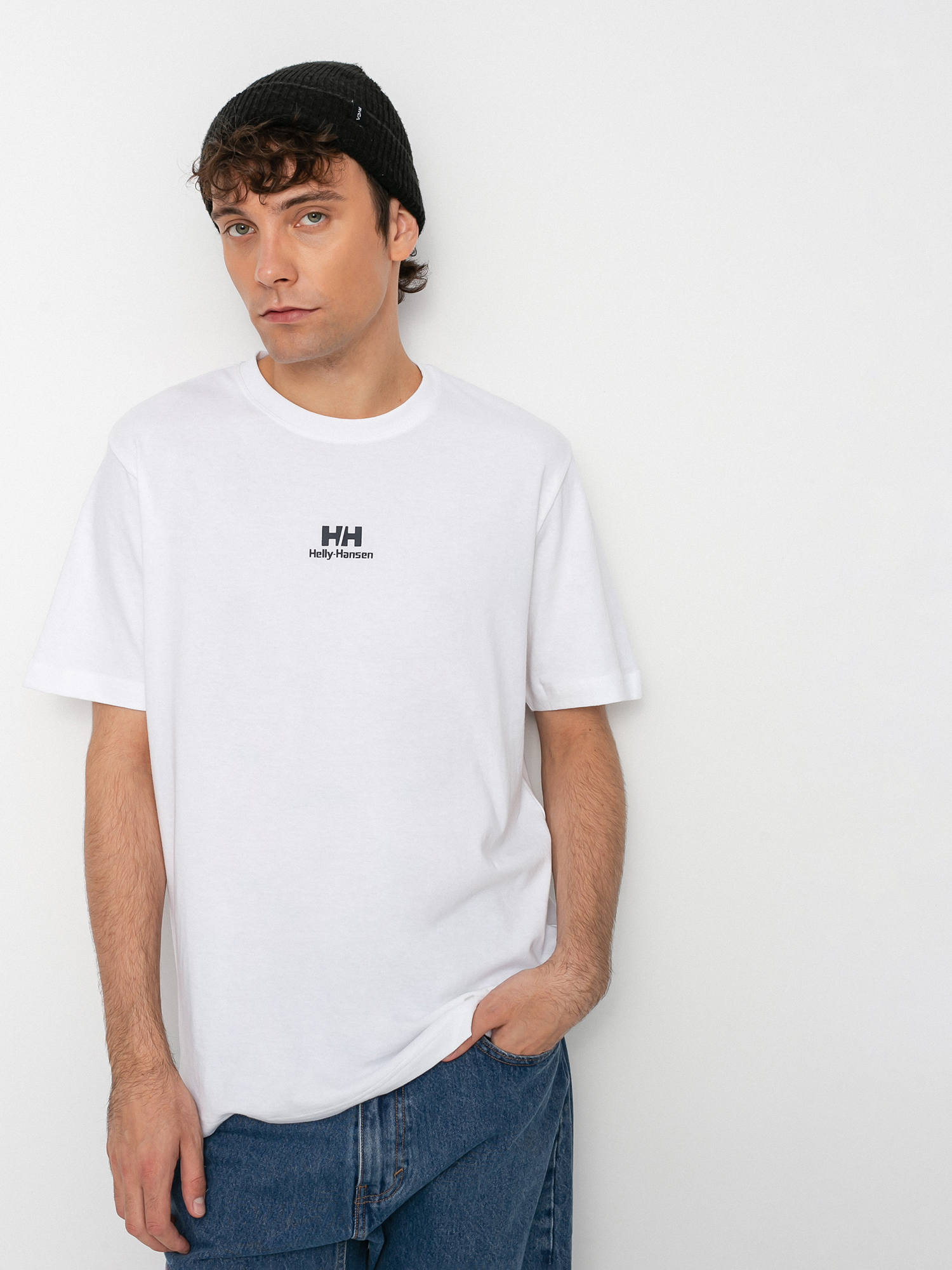 Tričko Helly Hansen Logo (white)