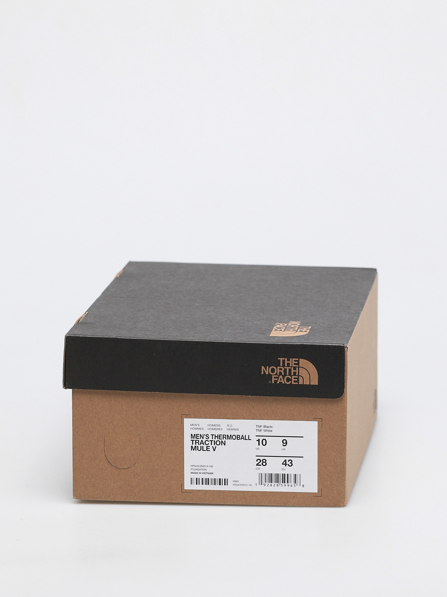 Topánky The North Face Thermoball Traction Mule V (tnf black/tnf white)