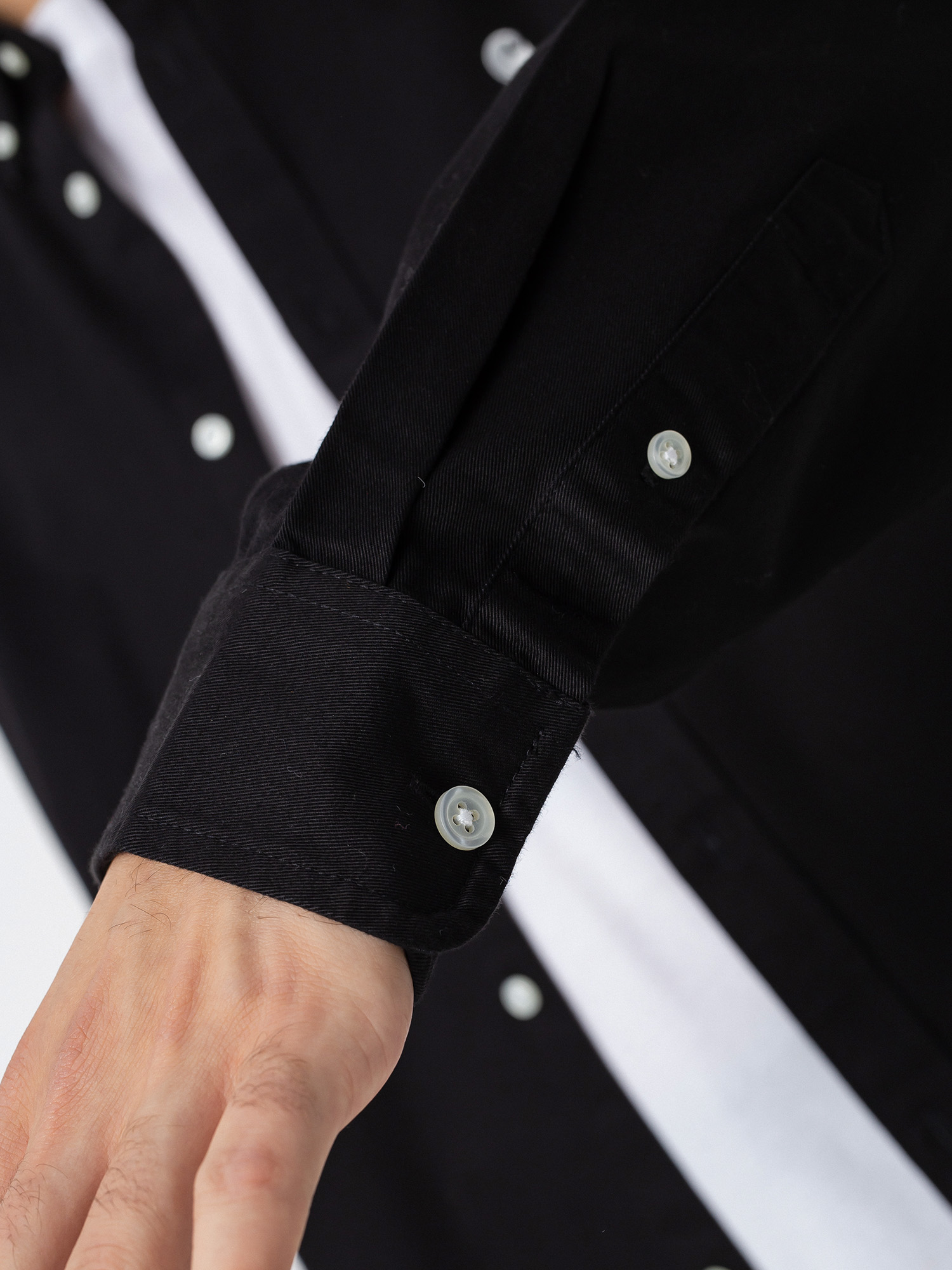 Košeľa Carhartt WIP Madison (black/wax)