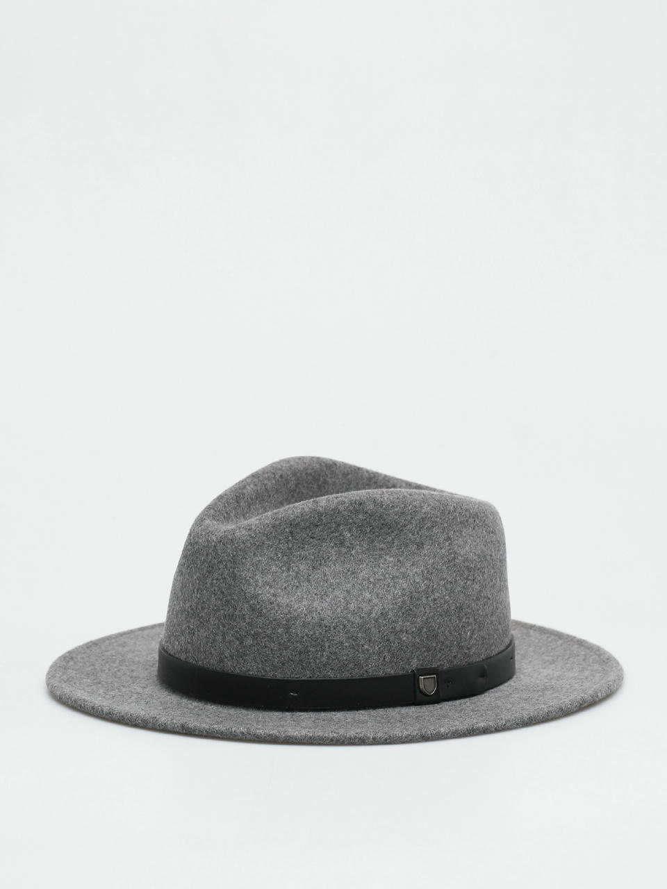 Klobúk Brixton Messer Fedora (heather grey)