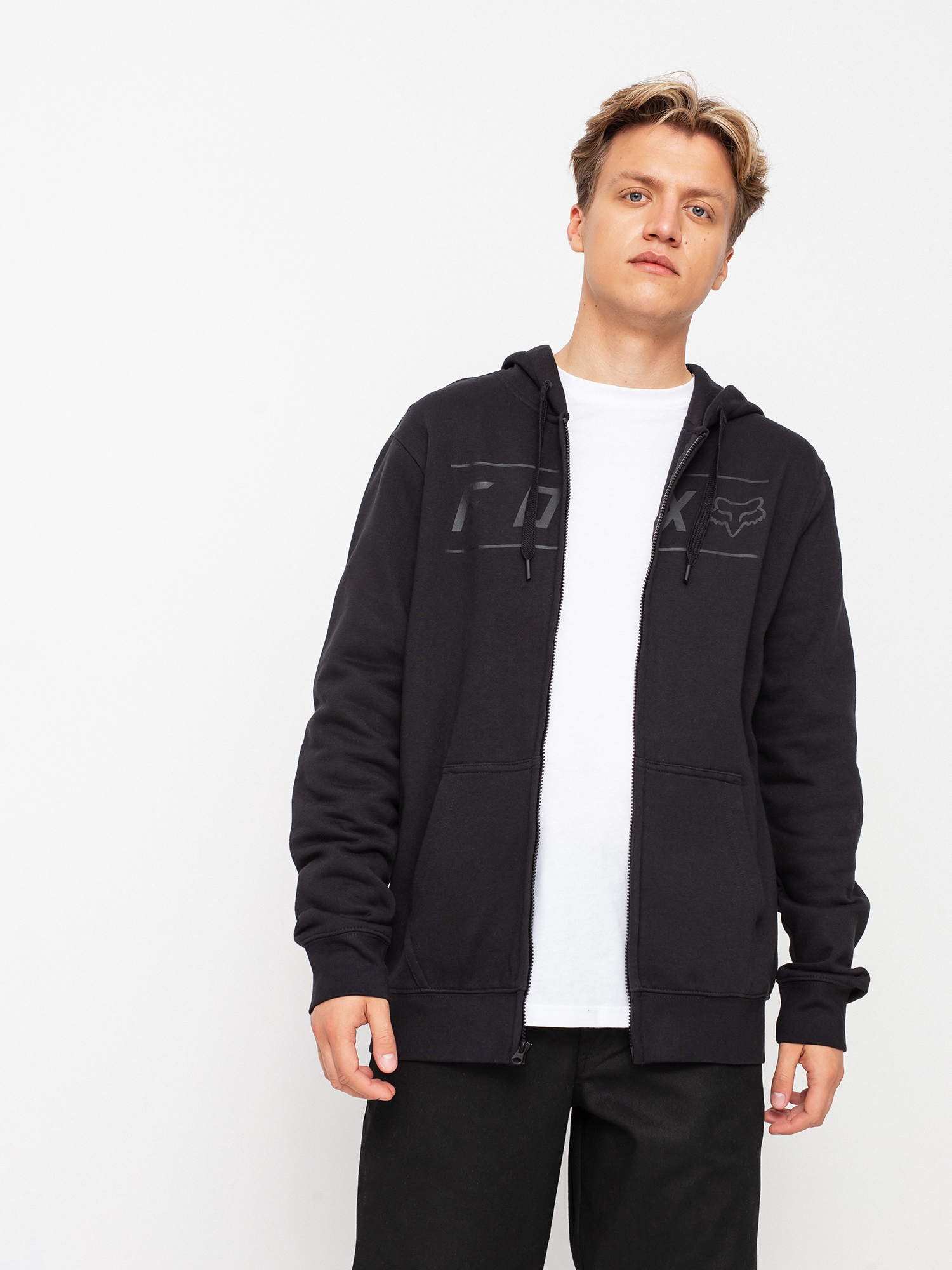 Mikina s kapucňou Fox Pinnacle ZHD (blk/blk)