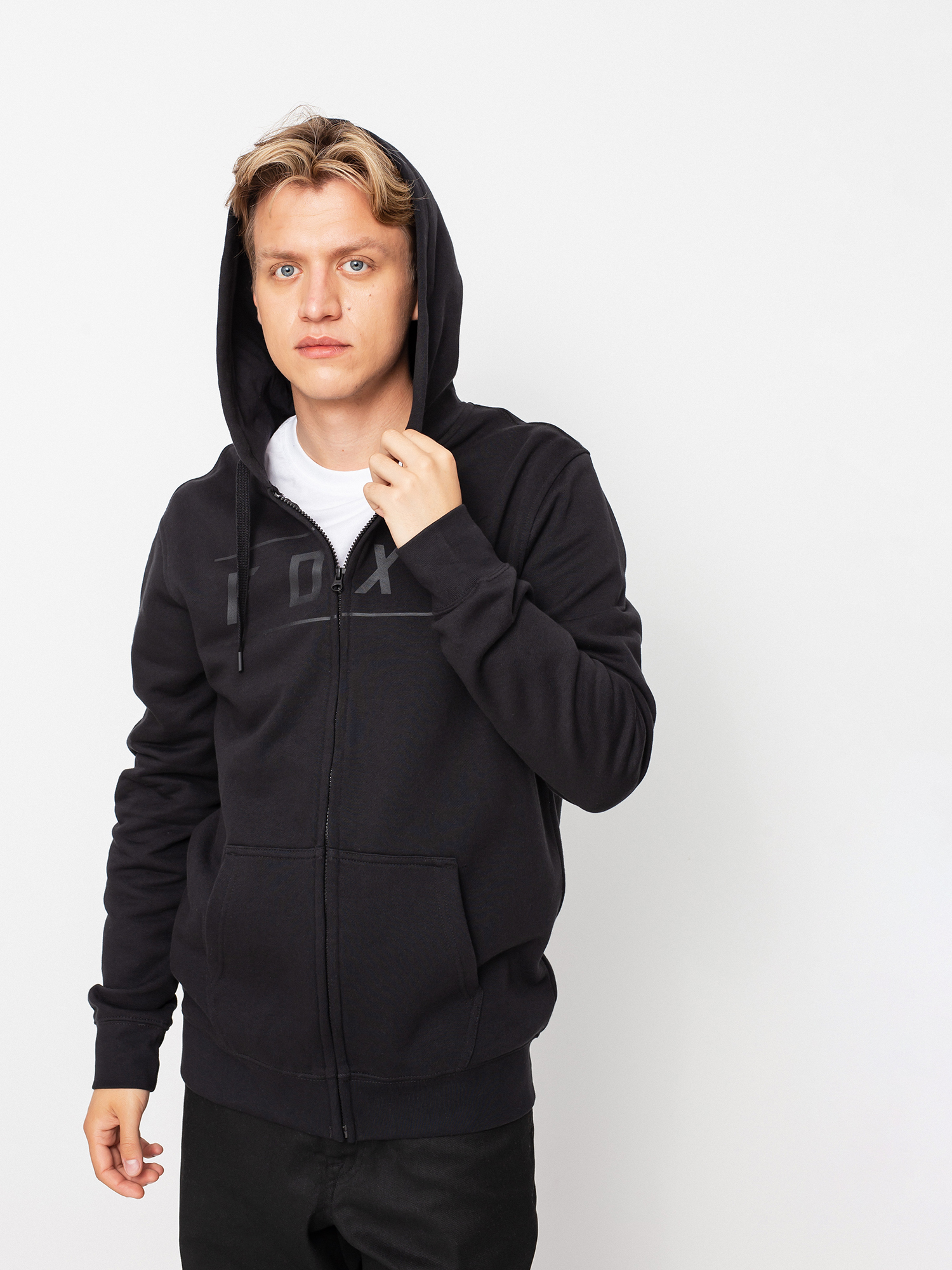 Mikina s kapucňou Fox Pinnacle ZHD (blk/blk)