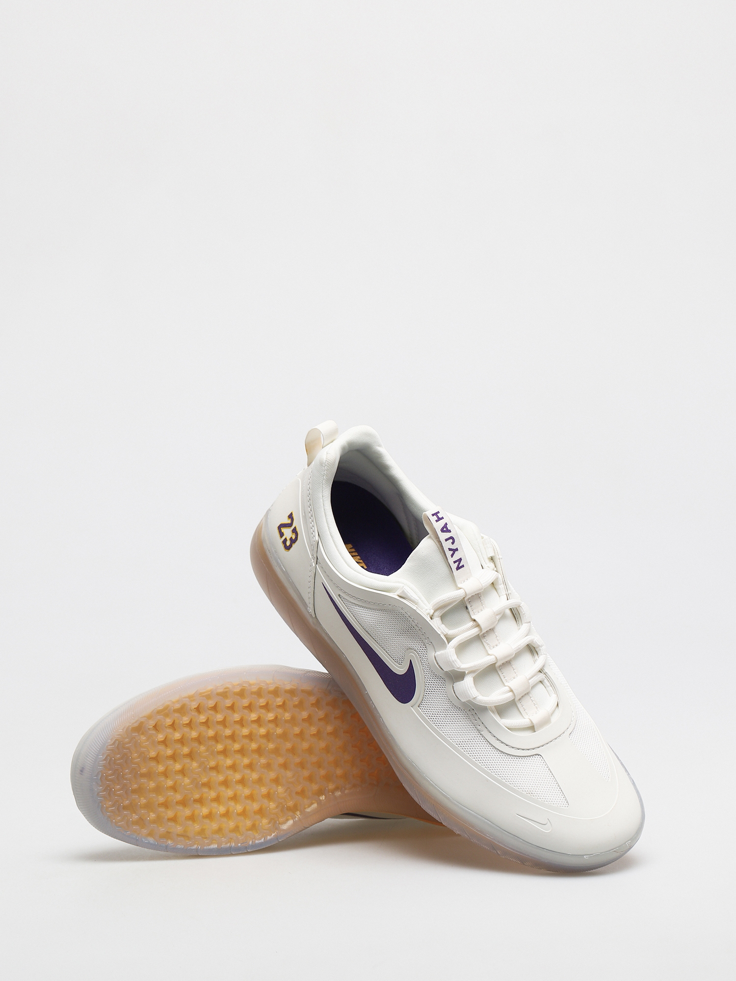 Topánky Nike SB Nyjah Free 2 NBA (summit white/court purple amarillo)