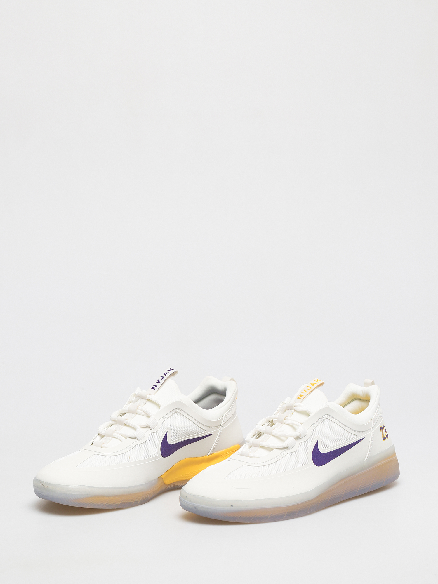 Topánky Nike SB Nyjah Free 2 NBA (summit white/court purple amarillo)