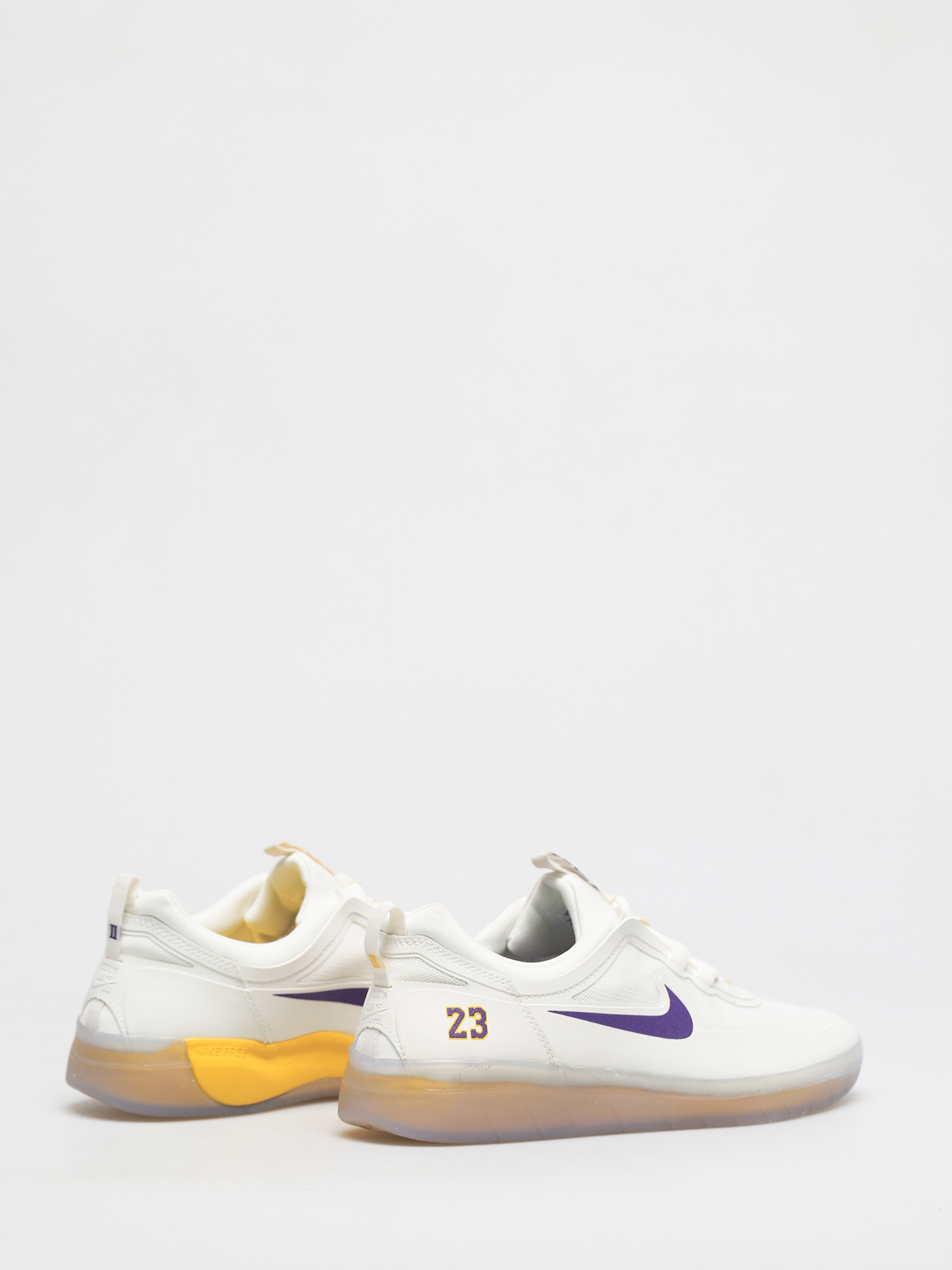 Topánky Nike SB Nyjah Free 2 NBA (summit white/court purple amarillo)