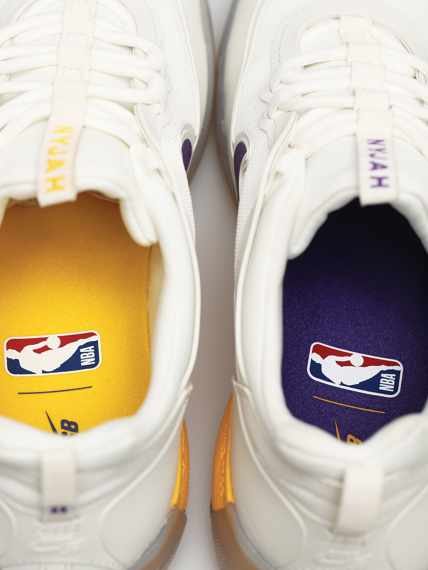 Topánky Nike SB Nyjah Free 2 NBA (summit white/court purple amarillo)