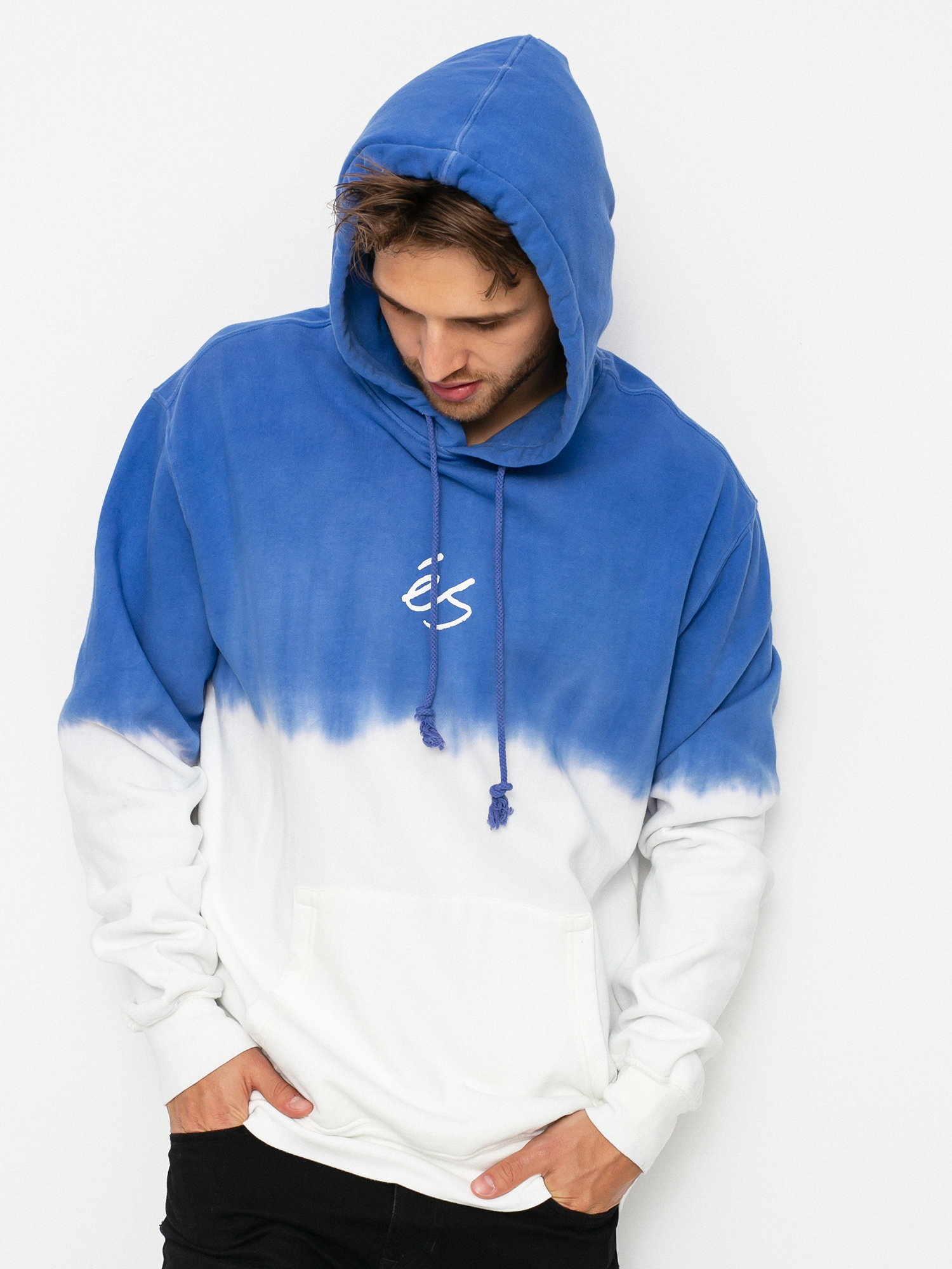 Mikina s kapucňou eS Mini Script Tiedye HD (tie dye)