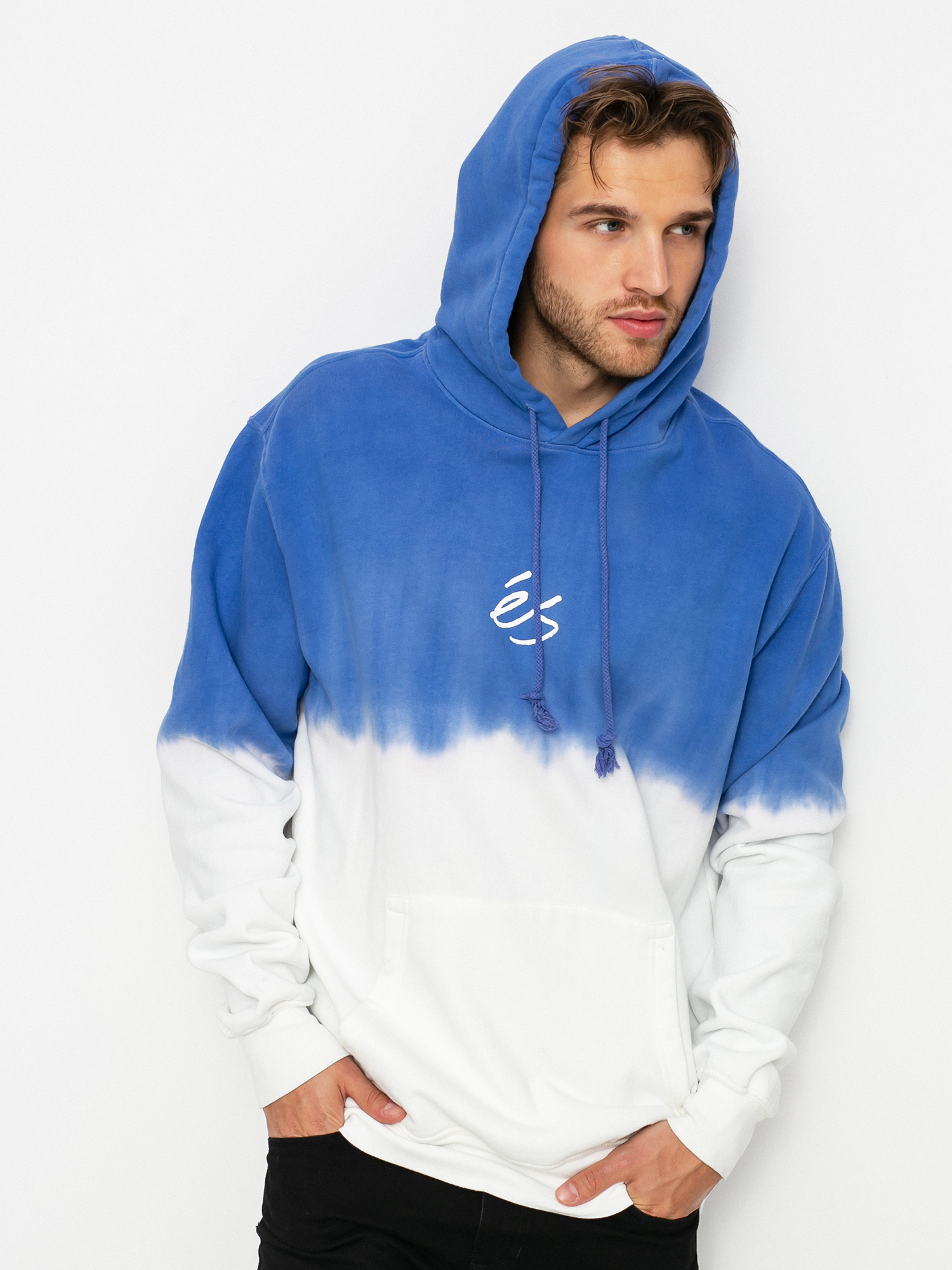 Mikina s kapucňou eS Mini Script Tiedye HD (tie dye)