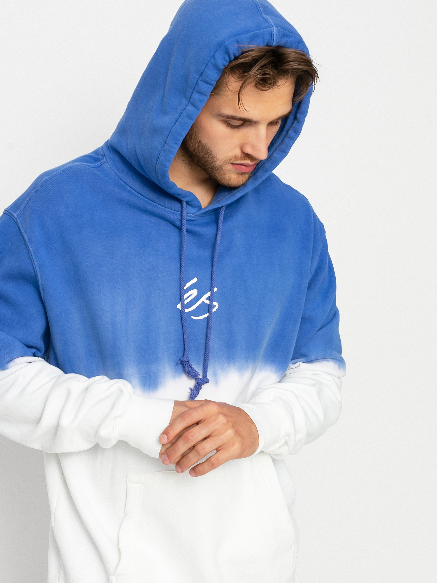 Mikina s kapucňou eS Mini Script Tiedye HD (tie dye)