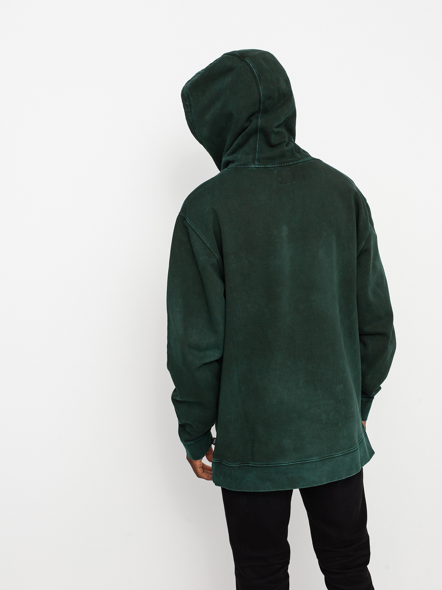 Mikina s kapucňou Vans Easy Wash HD (scarab)