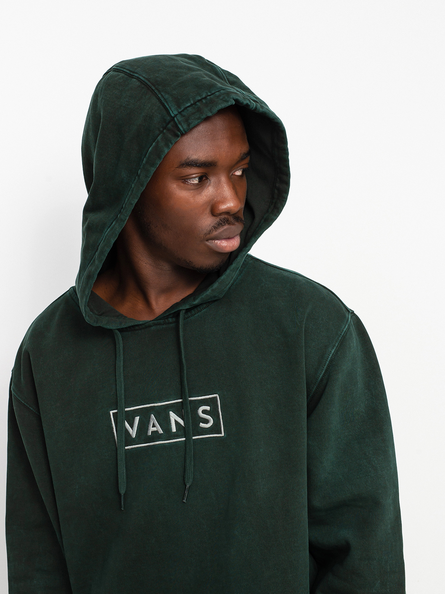 Mikina s kapucňou Vans Easy Wash HD (scarab)