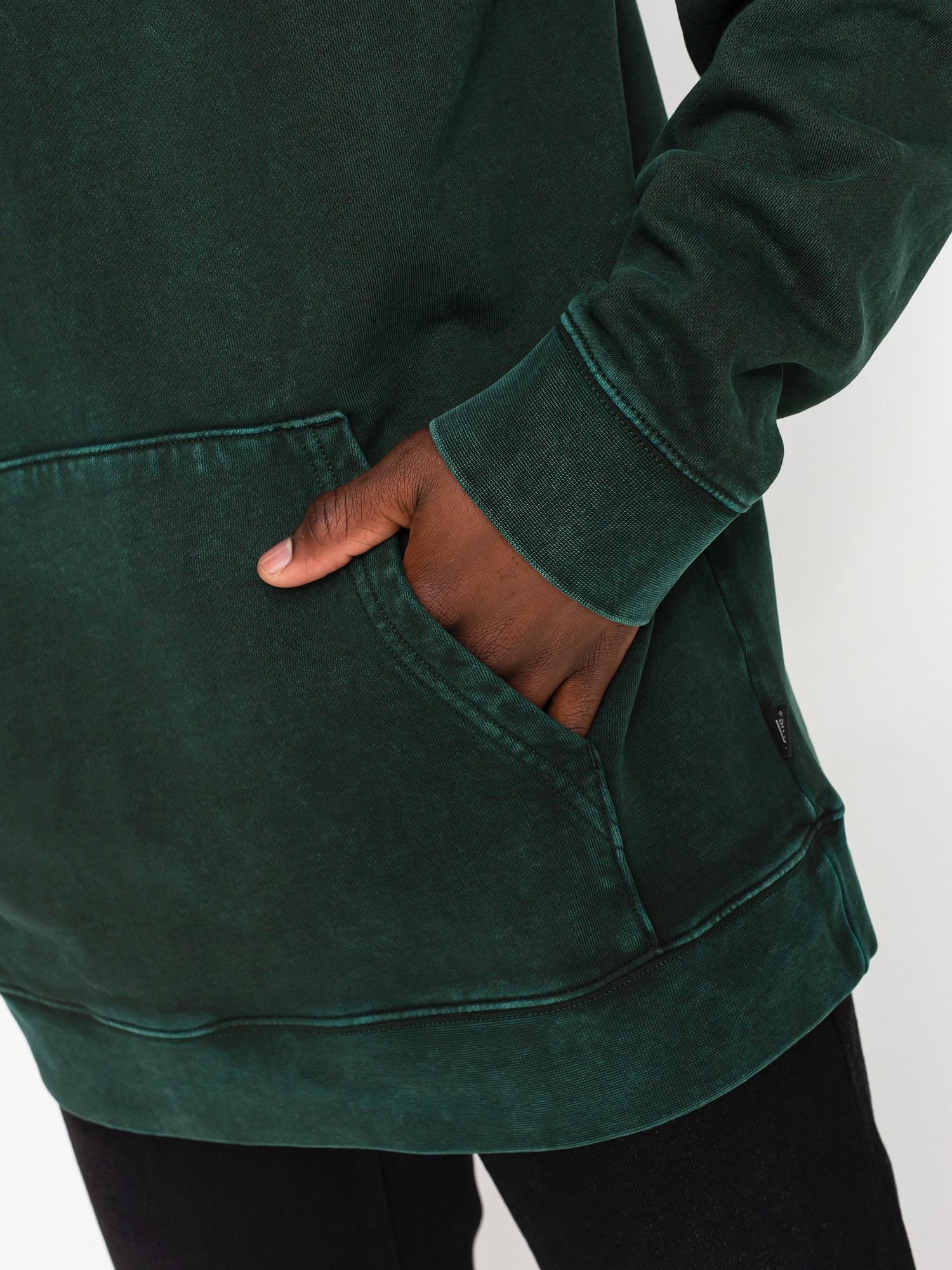 Mikina s kapucňou Vans Easy Wash HD (scarab)