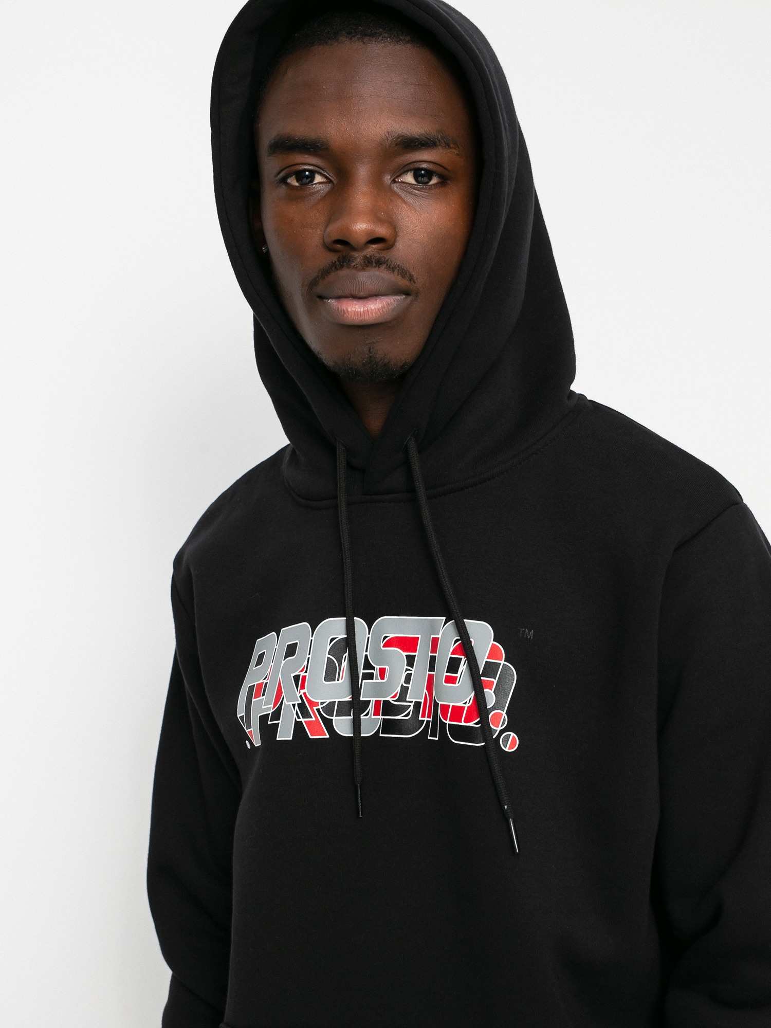 Mikina s kapucňou Prosto Year HD (Black)