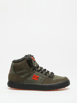 Topánky DC Pure High Top Wc Wnt (dusty olive/orange)