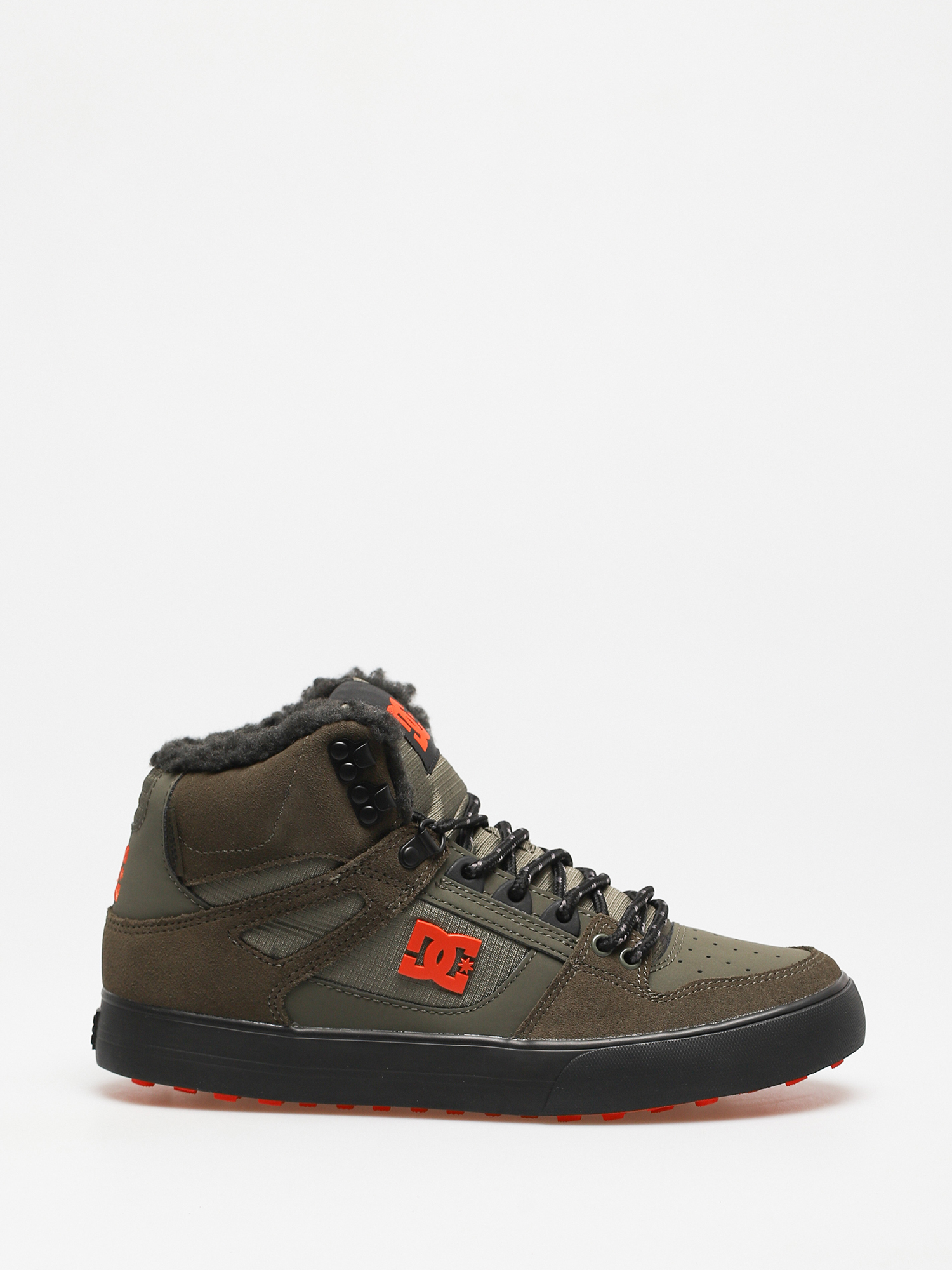 Topu00e1nky DC Pure High Top Wc Wnt (dusty olive/orange)