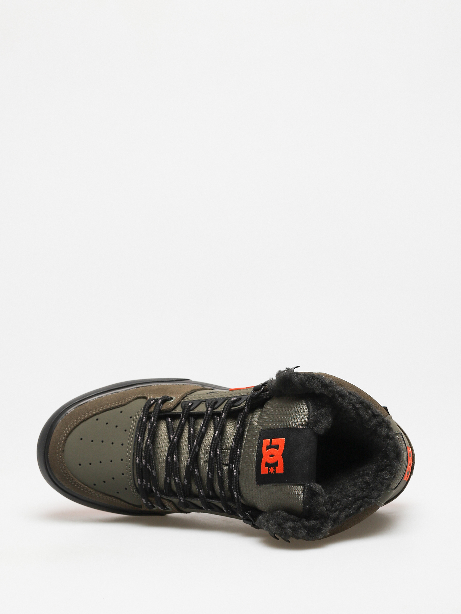 Topánky DC Pure High Top Wc Wnt (dusty olive/orange)