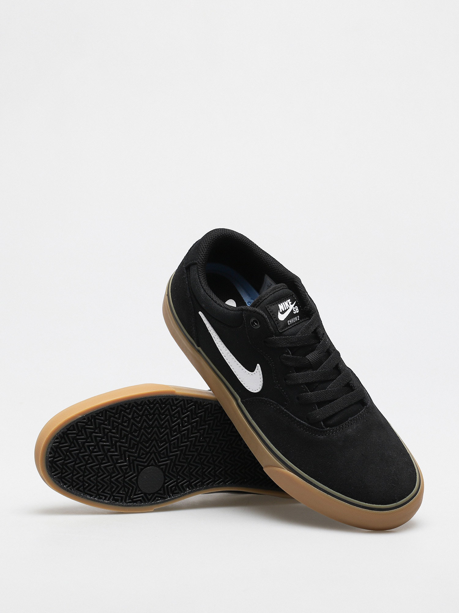 Topánky Nike SB Chron 2 (black/white black gum light brown)