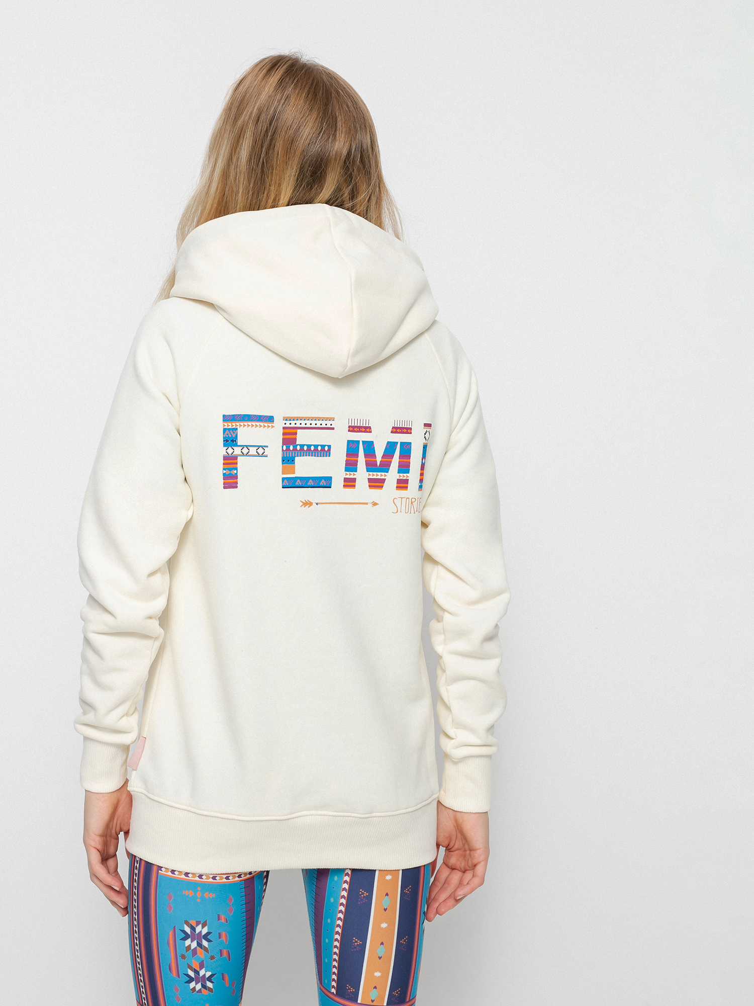 Mikina s kapucňou Femi Stories Andel ZHD Wmn (ecr)