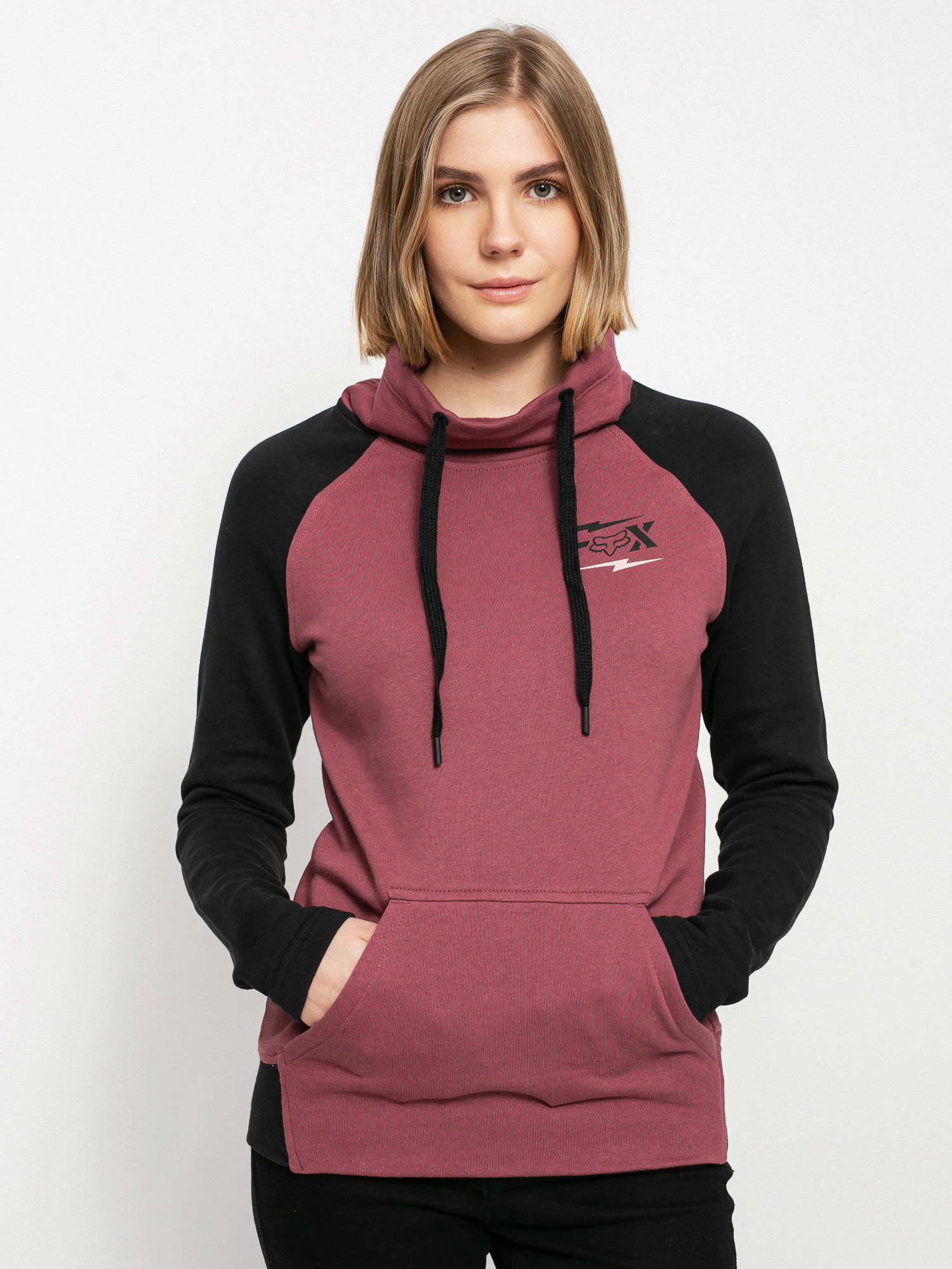 Mikina s kapucňou Fox Clean Up HD Wmn (pur hz)