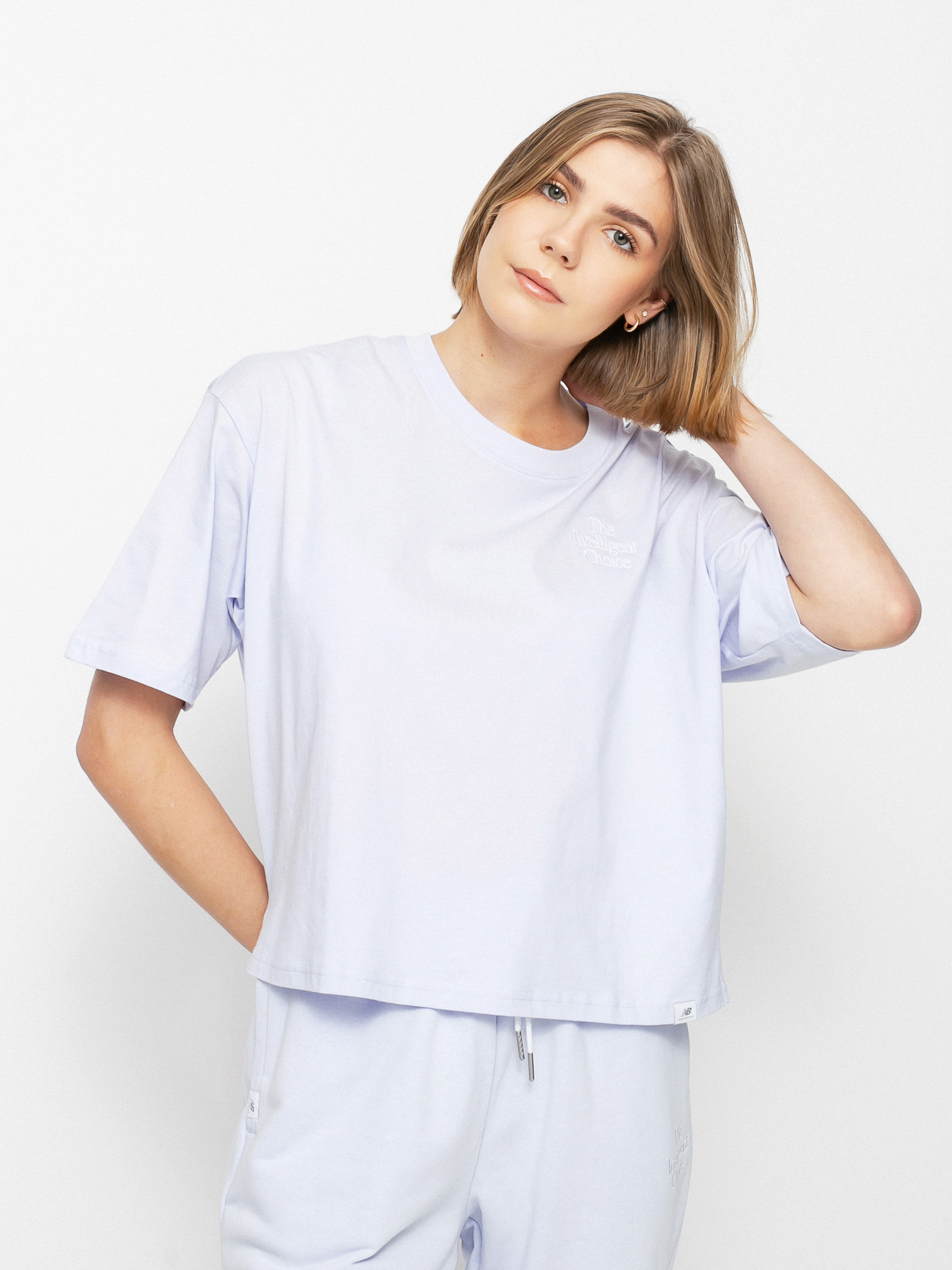 Tričko New Balance Athletics Intelligent Choice Wmn (silent grey)