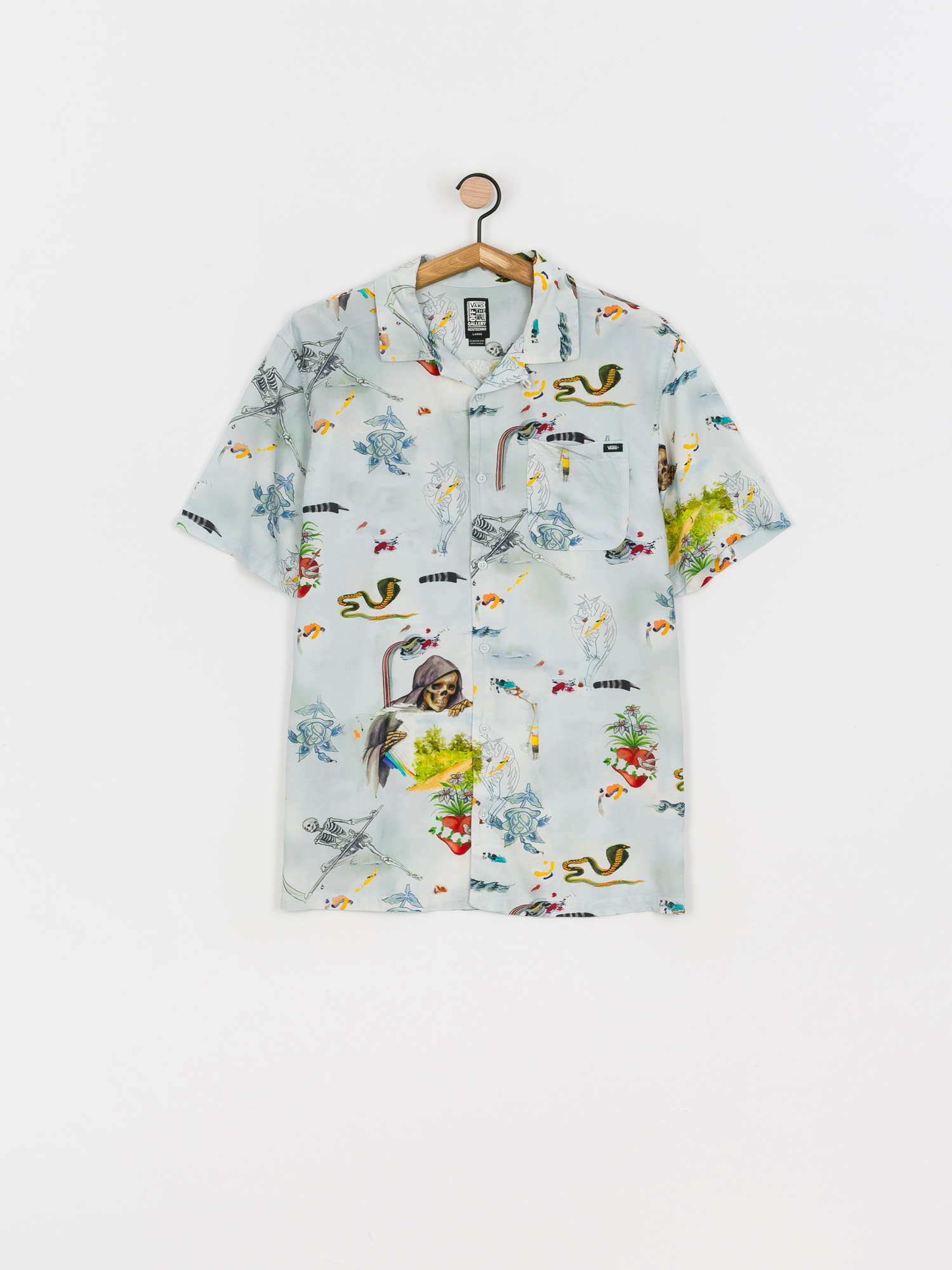 Košeľa Vans Off The Wall Gallery Nathan K (otw gallery/kostechko)