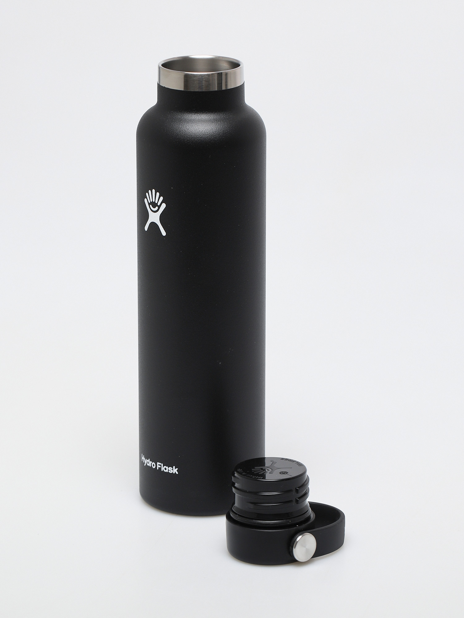 Fľaška Hydro Flask Standard Mouth Flex Cap 710ml (black)