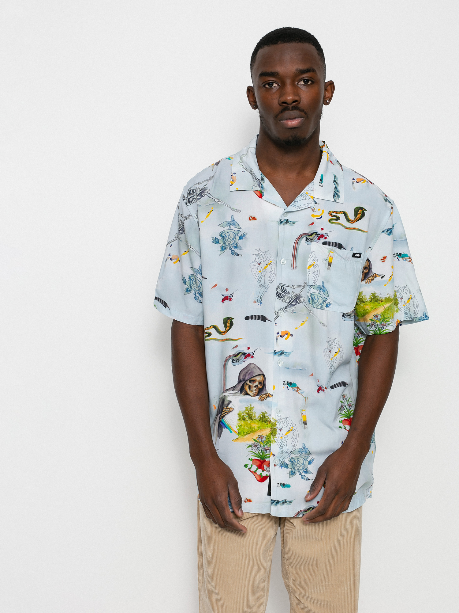 Košeľa Vans Off The Wall Gallery Nathan K (otw gallery/kostechko)