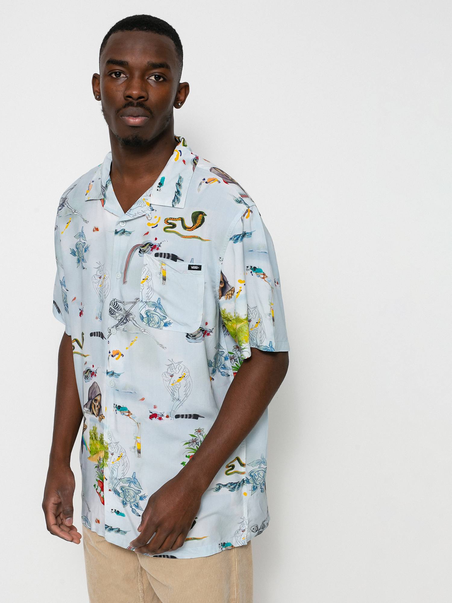 Košeľa Vans Off The Wall Gallery Nathan K (otw gallery/kostechko)