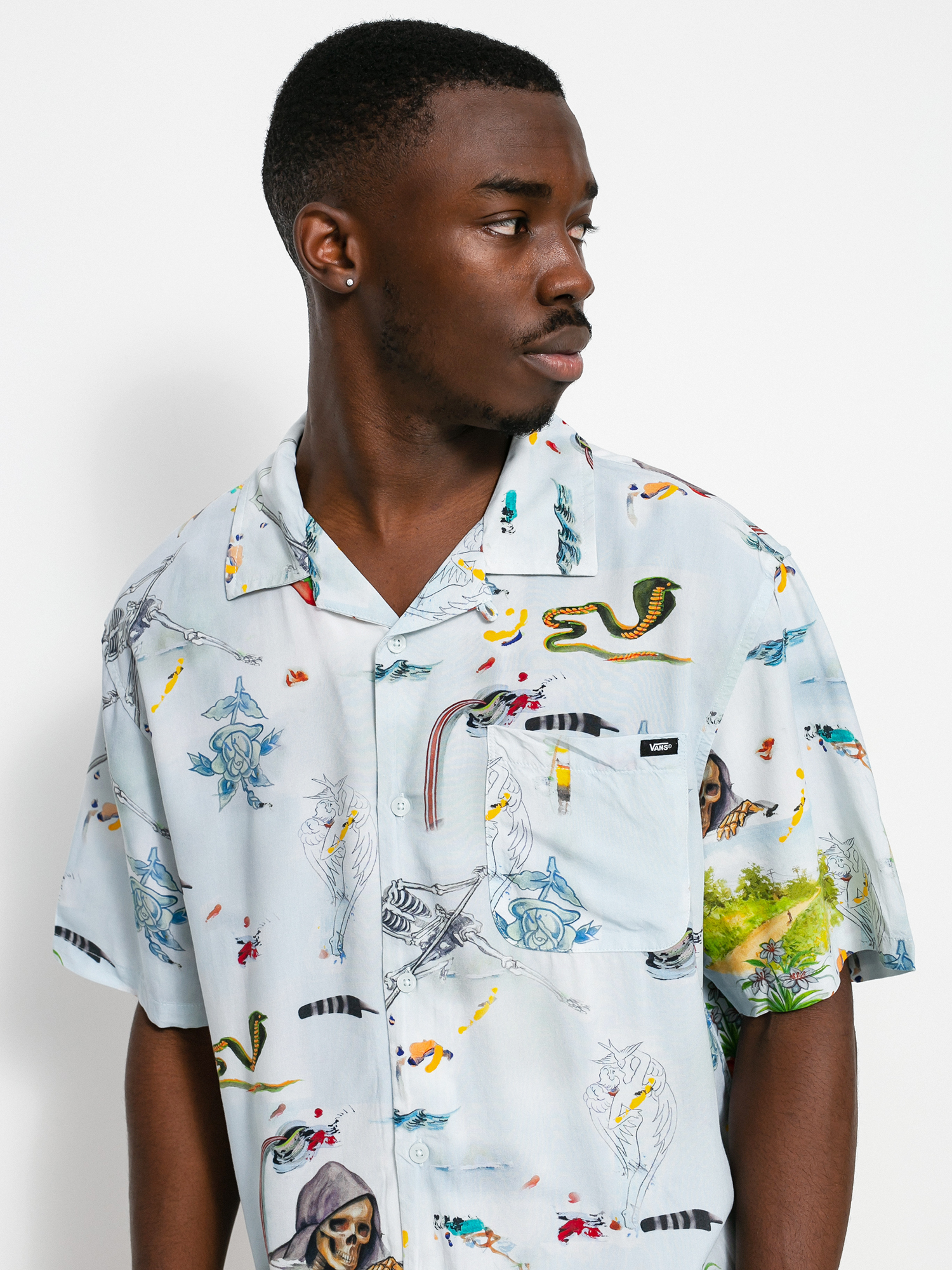 Košeľa Vans Off The Wall Gallery Nathan K (otw gallery/kostechko)