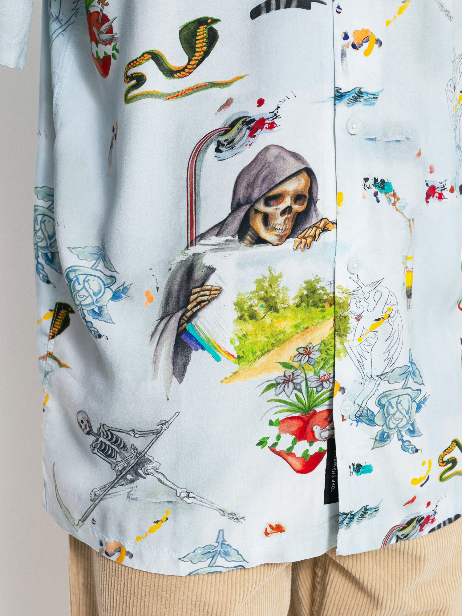 Košeľa Vans Off The Wall Gallery Nathan K (otw gallery/kostechko)