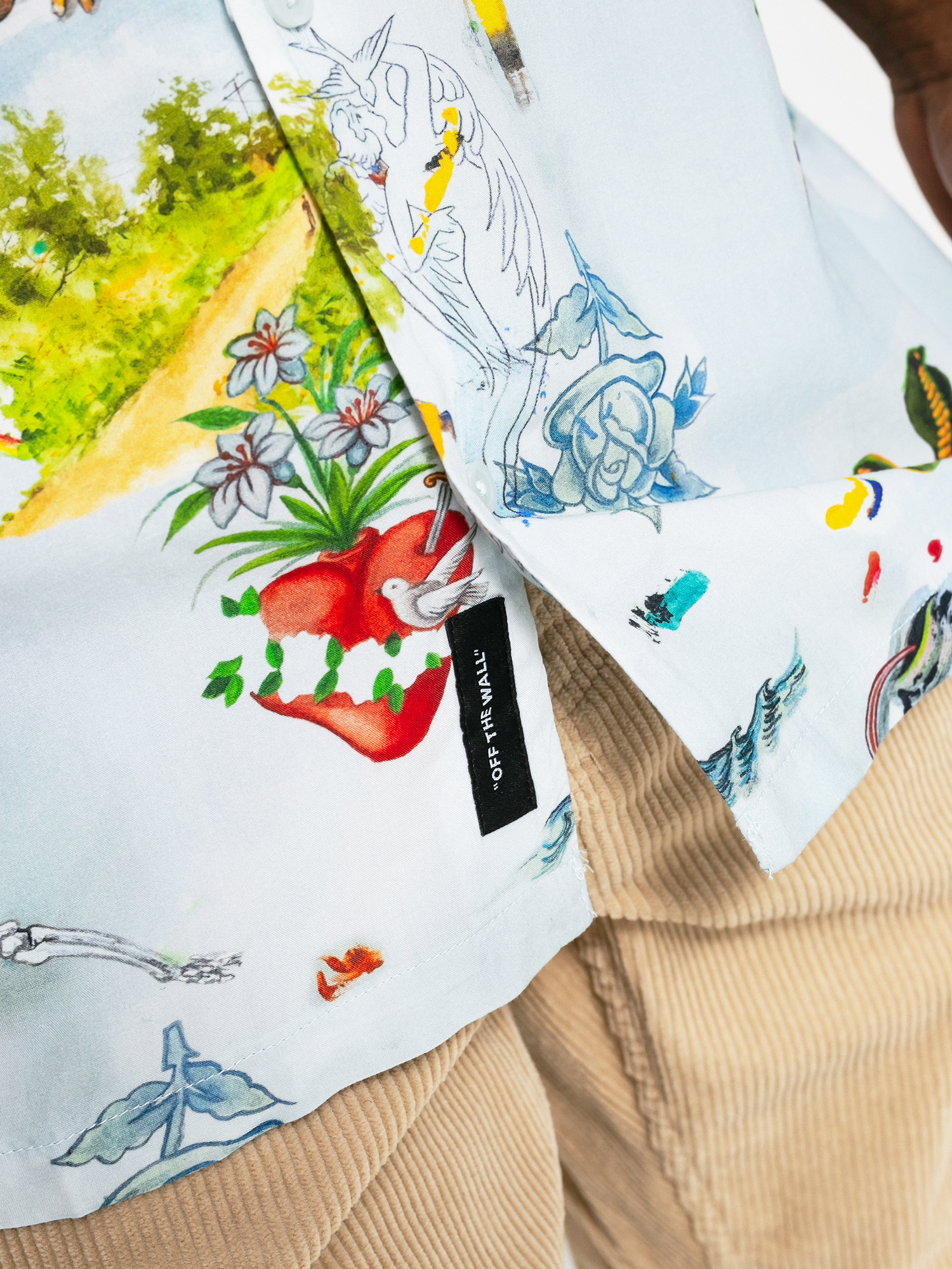 Košeľa Vans Off The Wall Gallery Nathan K (otw gallery/kostechko)