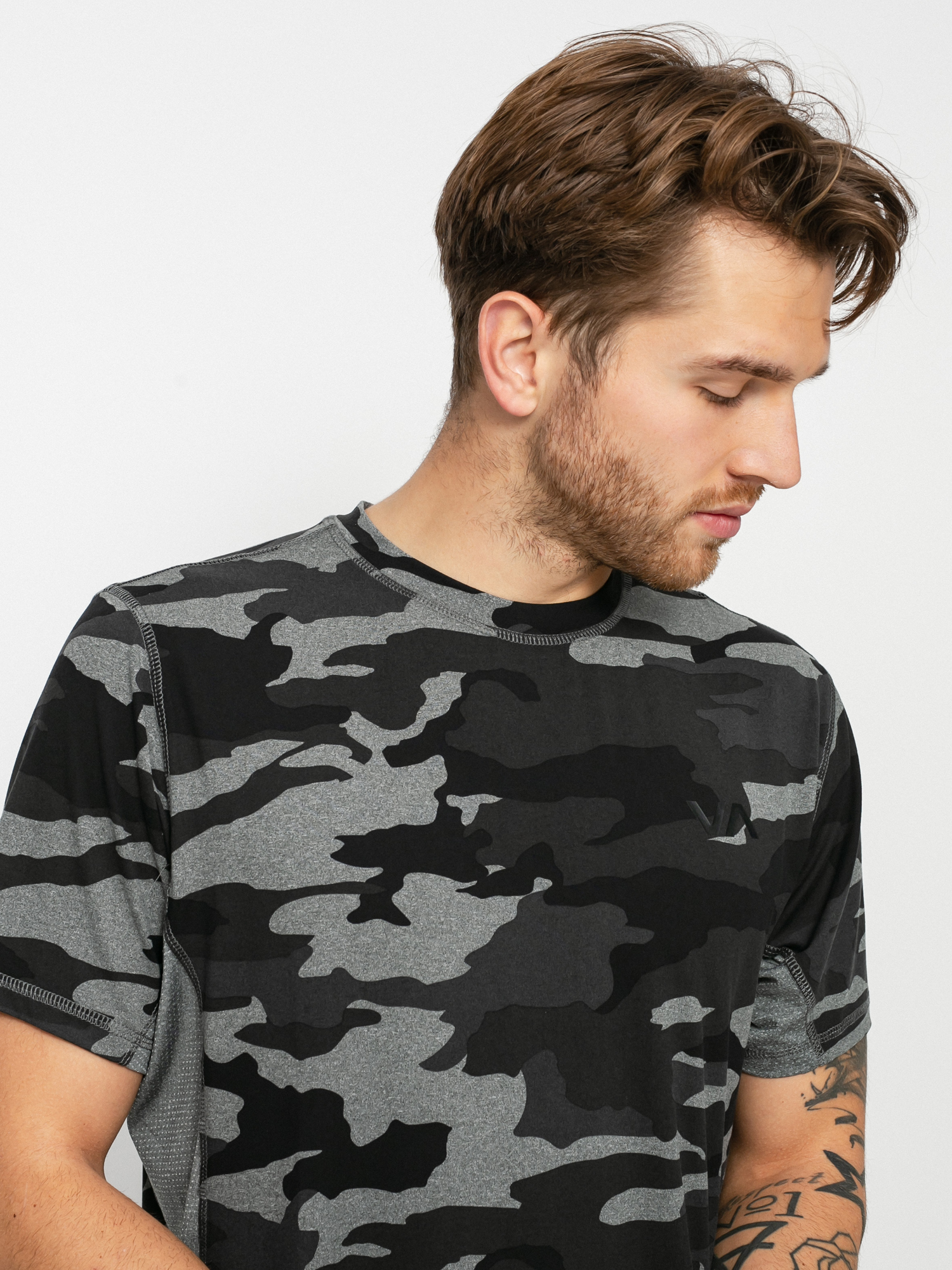 Tričko RVCA Sport Vent Lycra (camo ii)