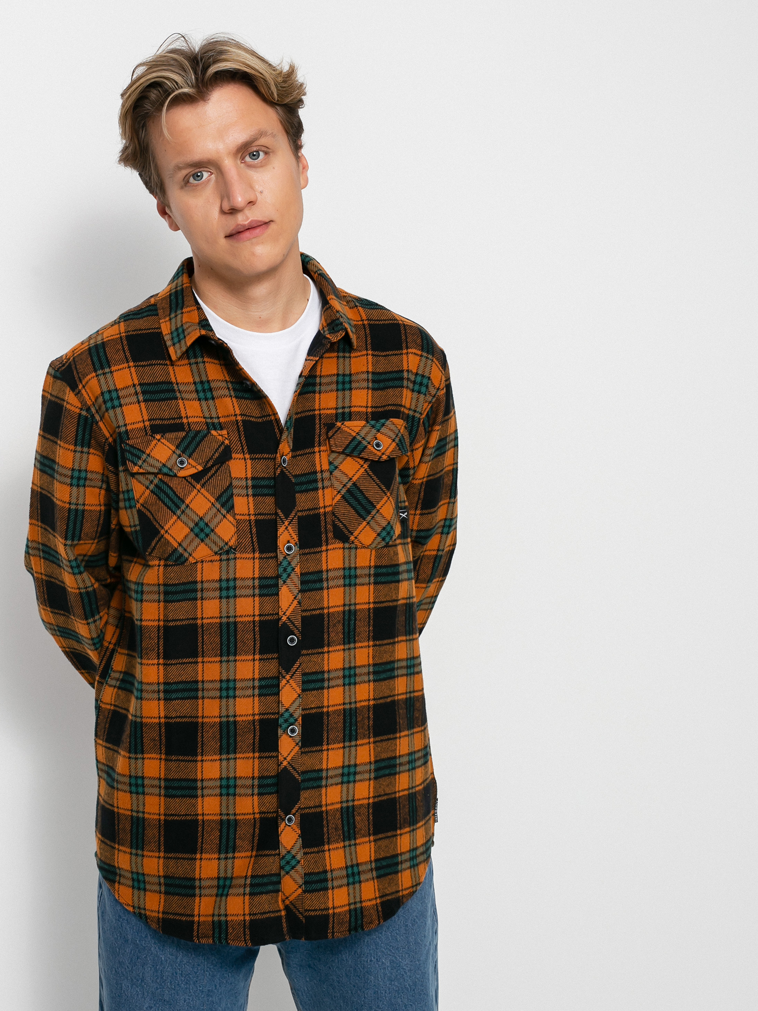 Košeľa Iriedaily Rosomako 2.0 (tabacco)