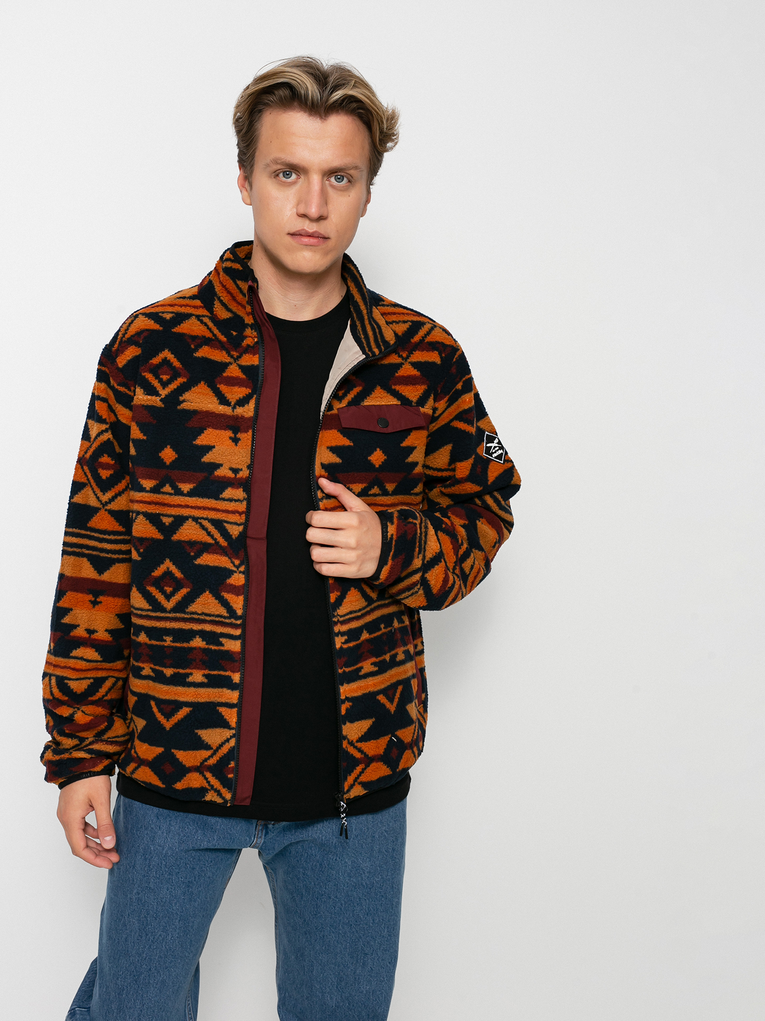 Pánsky Flísová mikina Iriedaily Insaneia (navy)