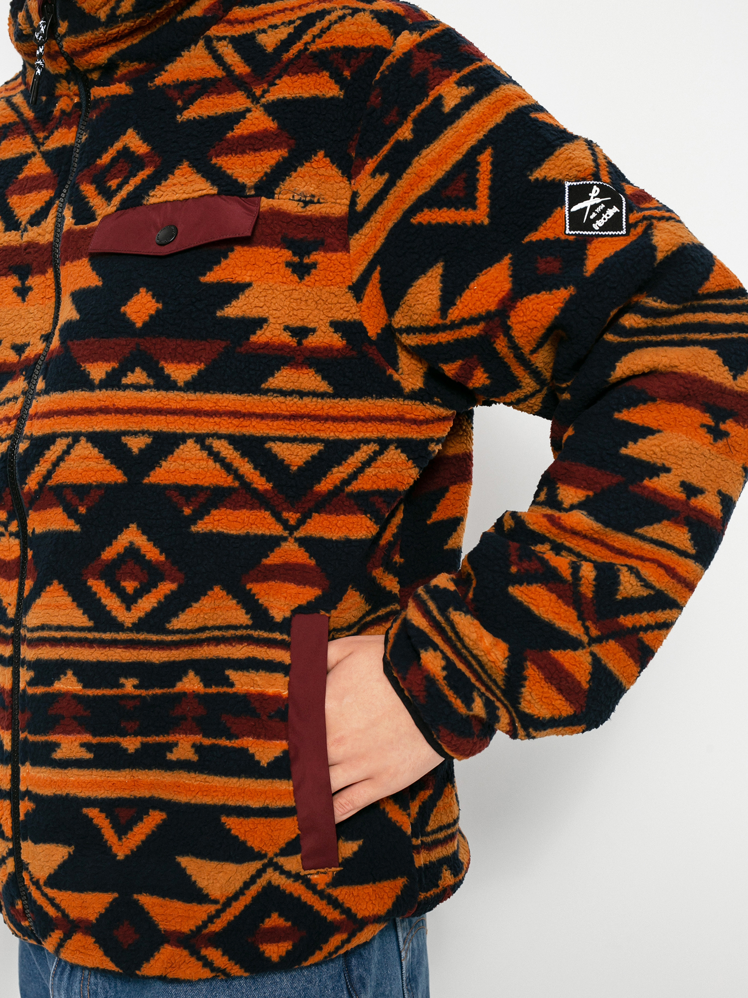 Pánsky Flísová mikina Iriedaily Insaneia (navy)