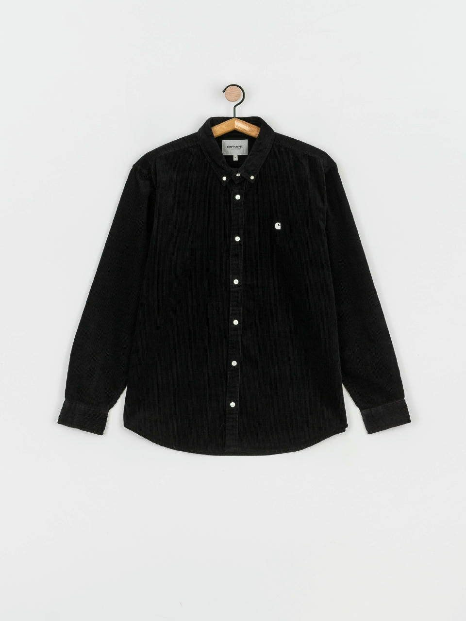 Košeľa Carhartt WIP Madison Cord (black/wax)