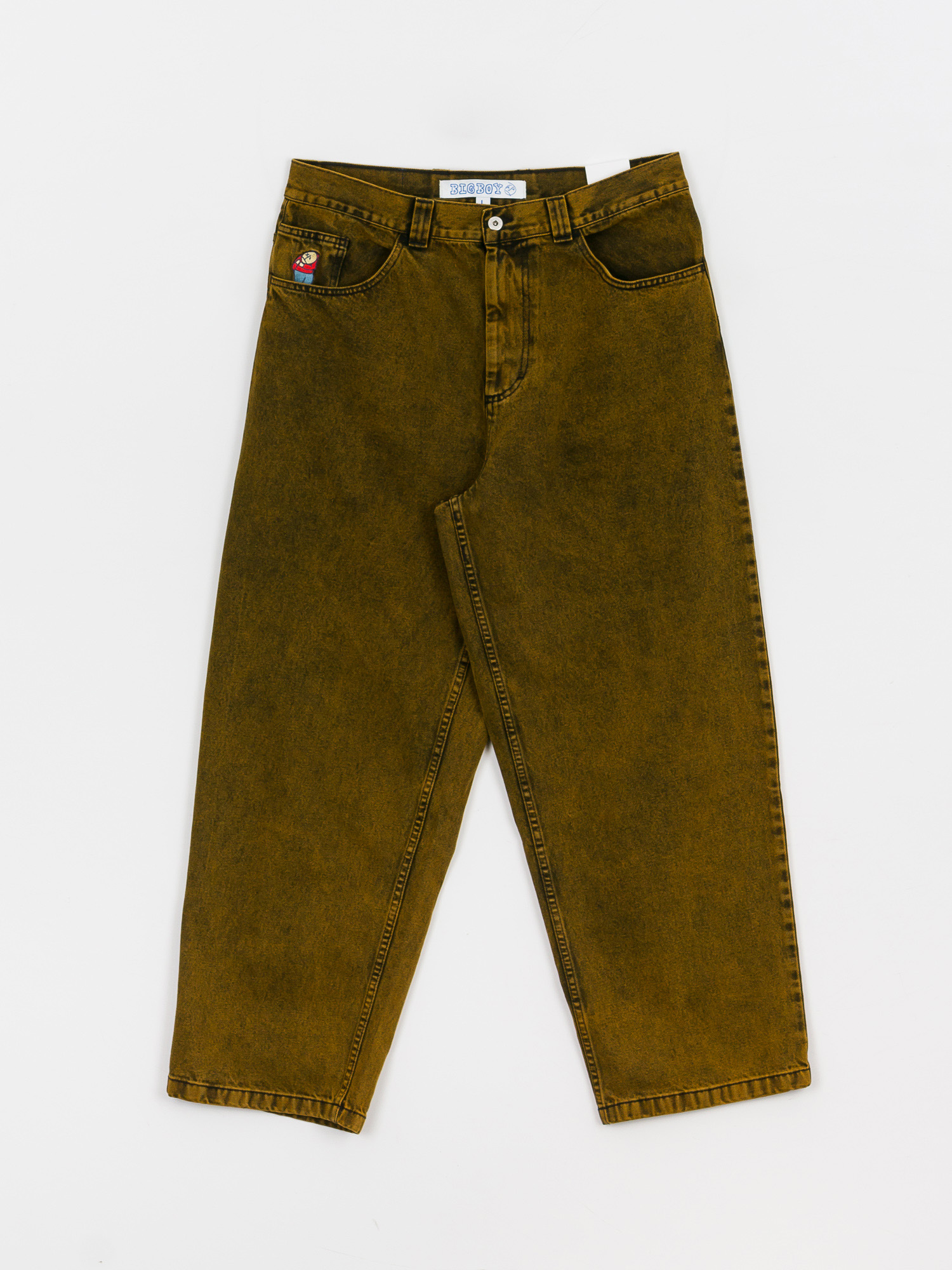 Nohavice Polar Skate Big Boy Jeans (yellow/black)