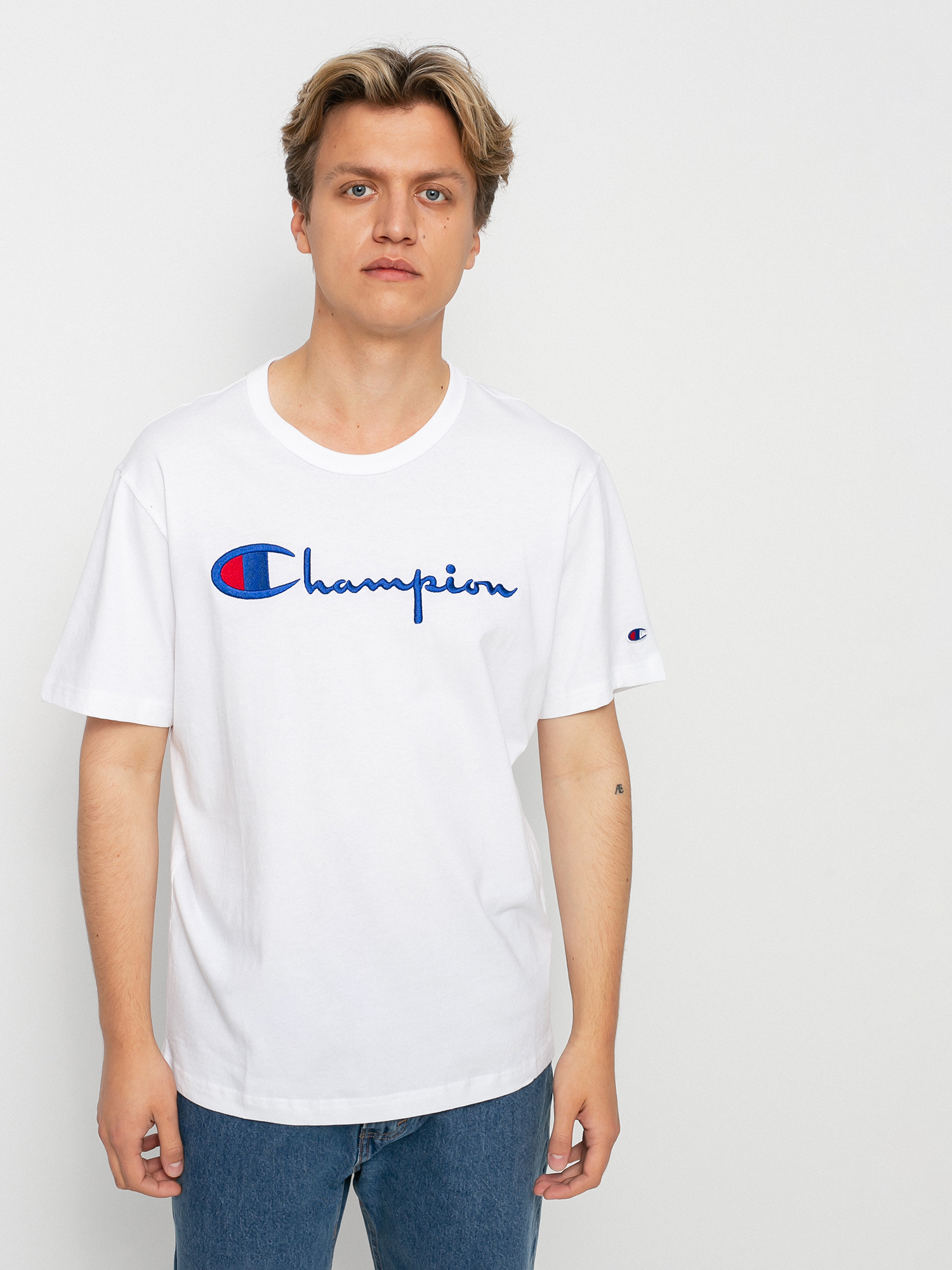 Tričko Champion Crewneck 216547 (wht)