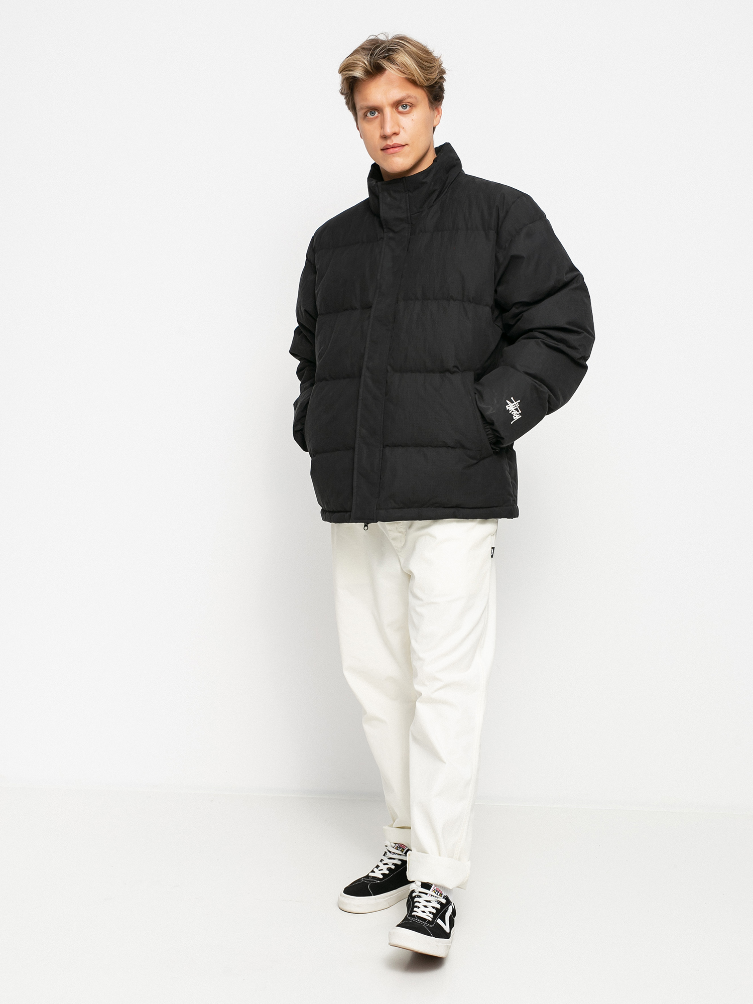 Bunda Stussy Solid Puffer (black)