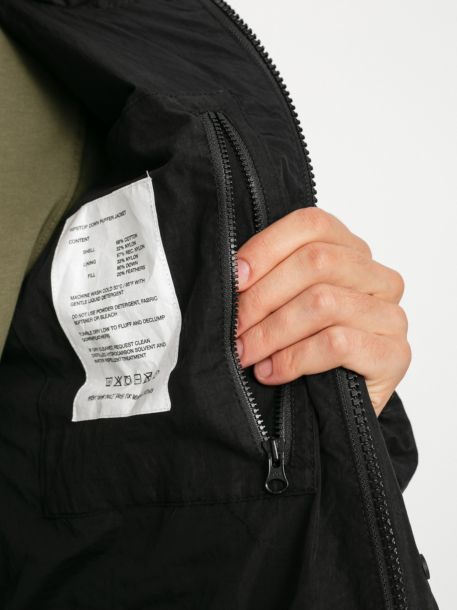 Bunda Stussy Solid Puffer (black)