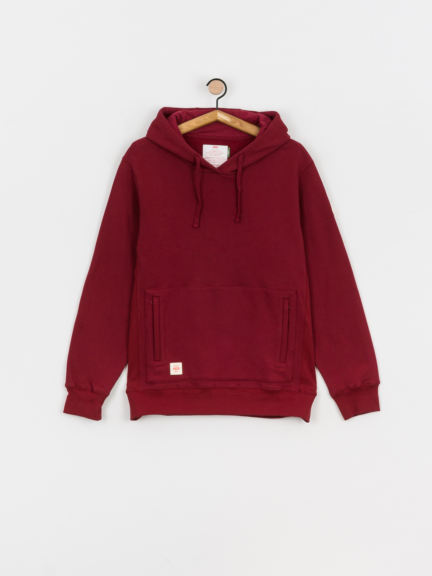 Mikina s kapucňou Globe Burly HD (rhubarb)