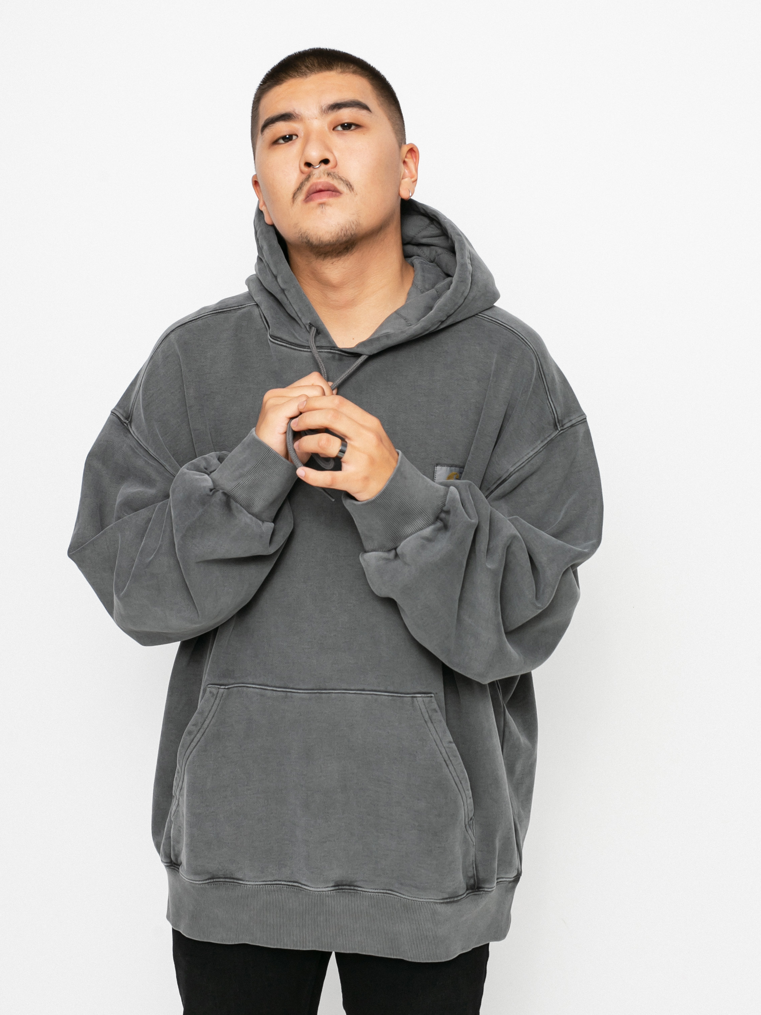 Mikina s kapucňou Carhartt WIP Vista HD (soot)