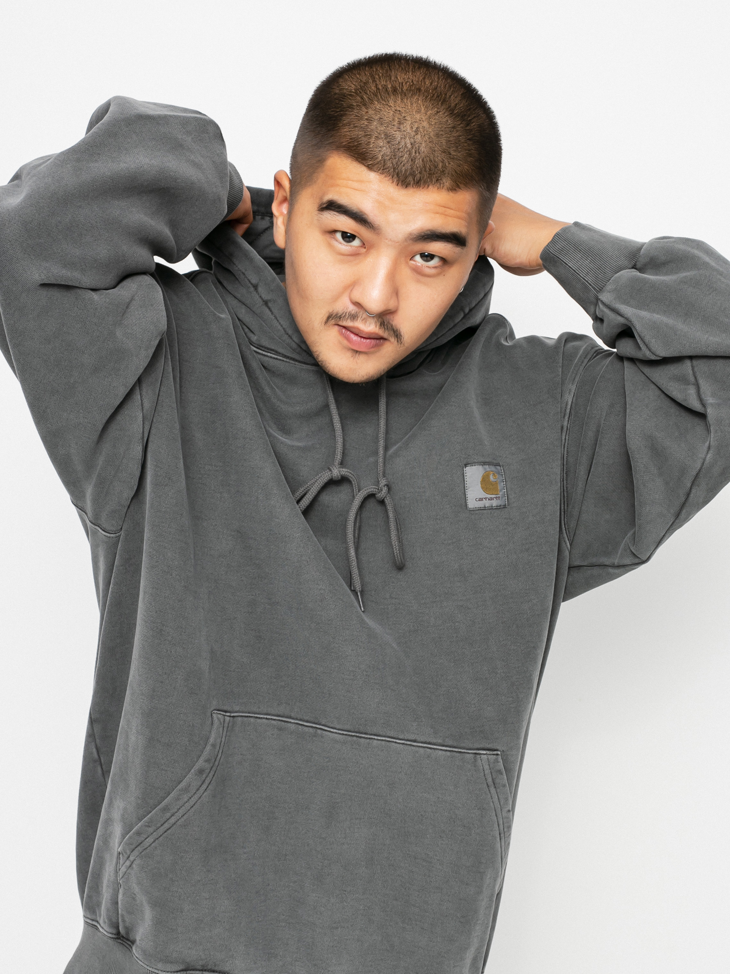 Mikina s kapucňou Carhartt WIP Vista HD (soot)