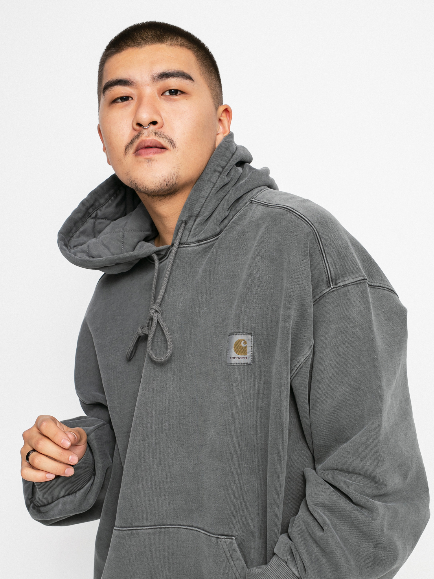 Mikina s kapucňou Carhartt WIP Vista HD (soot)