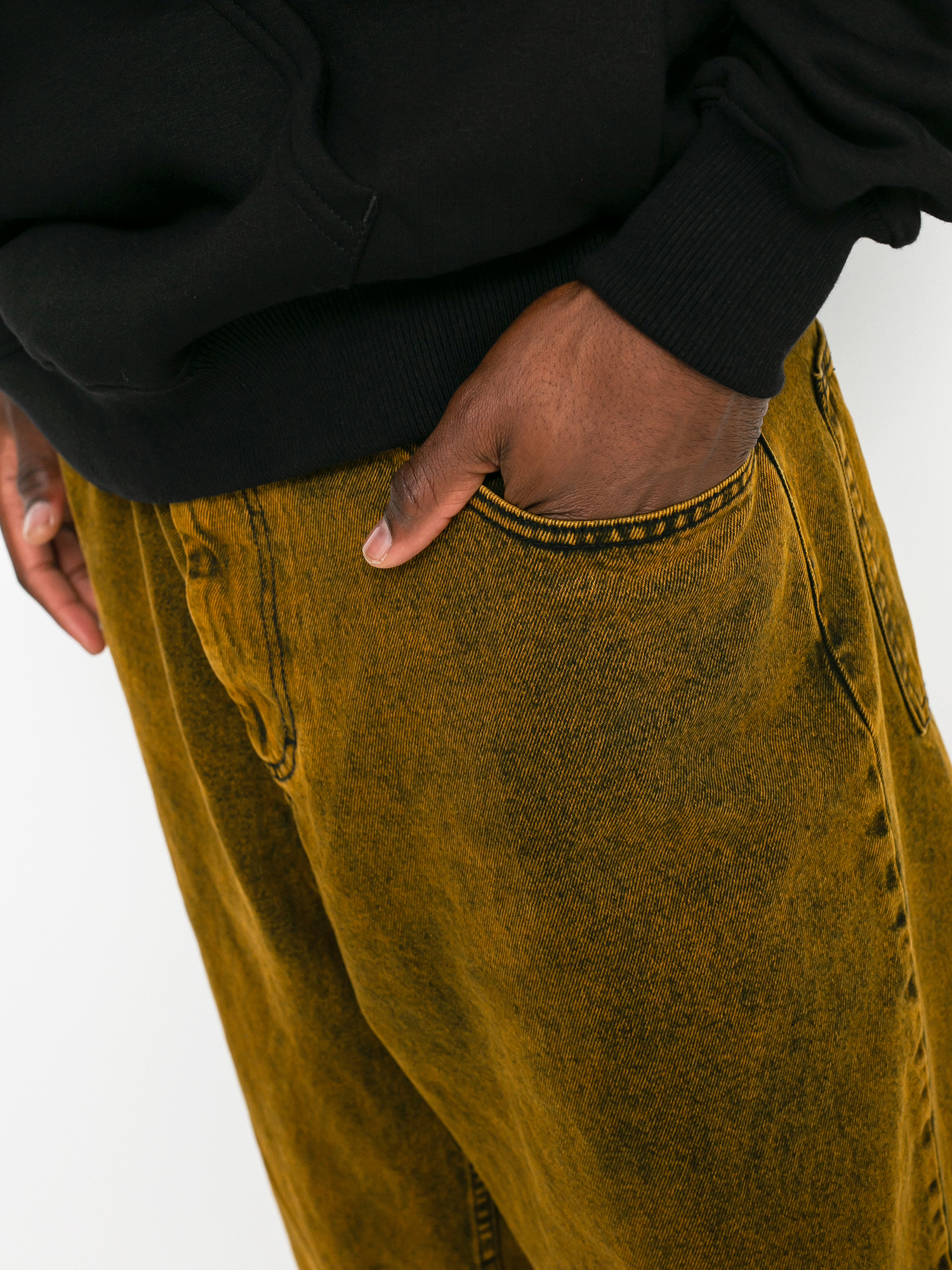 Nohavice Polar Skate Big Boy Jeans (yellow/black)