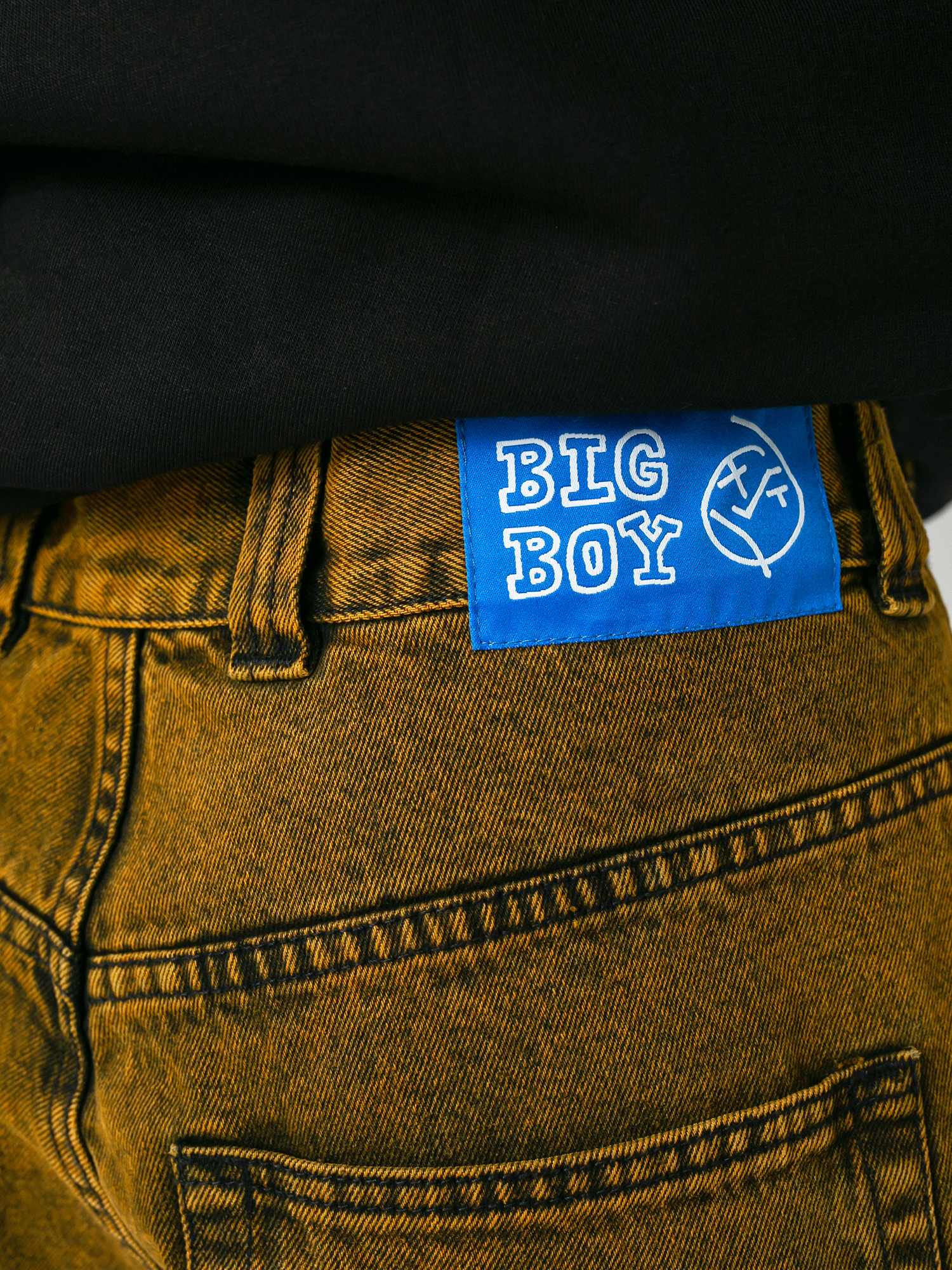Nohavice Polar Skate Big Boy Jeans (yellow/black)
