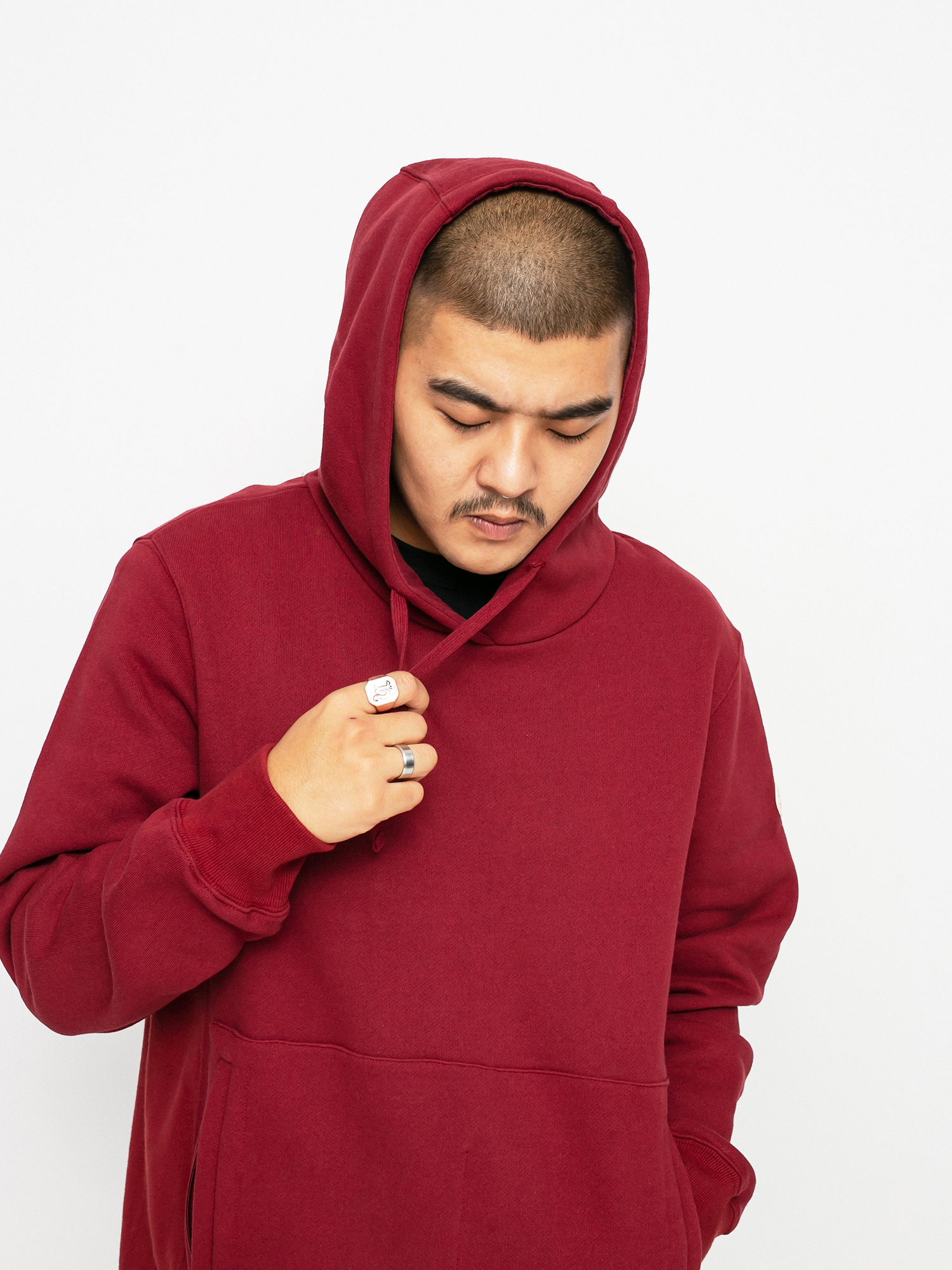 Mikina s kapucňou Globe Burly HD (rhubarb)