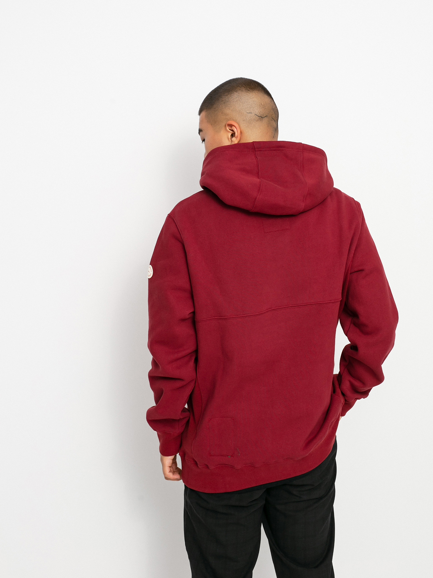 Mikina s kapucňou Globe Burly HD (rhubarb)